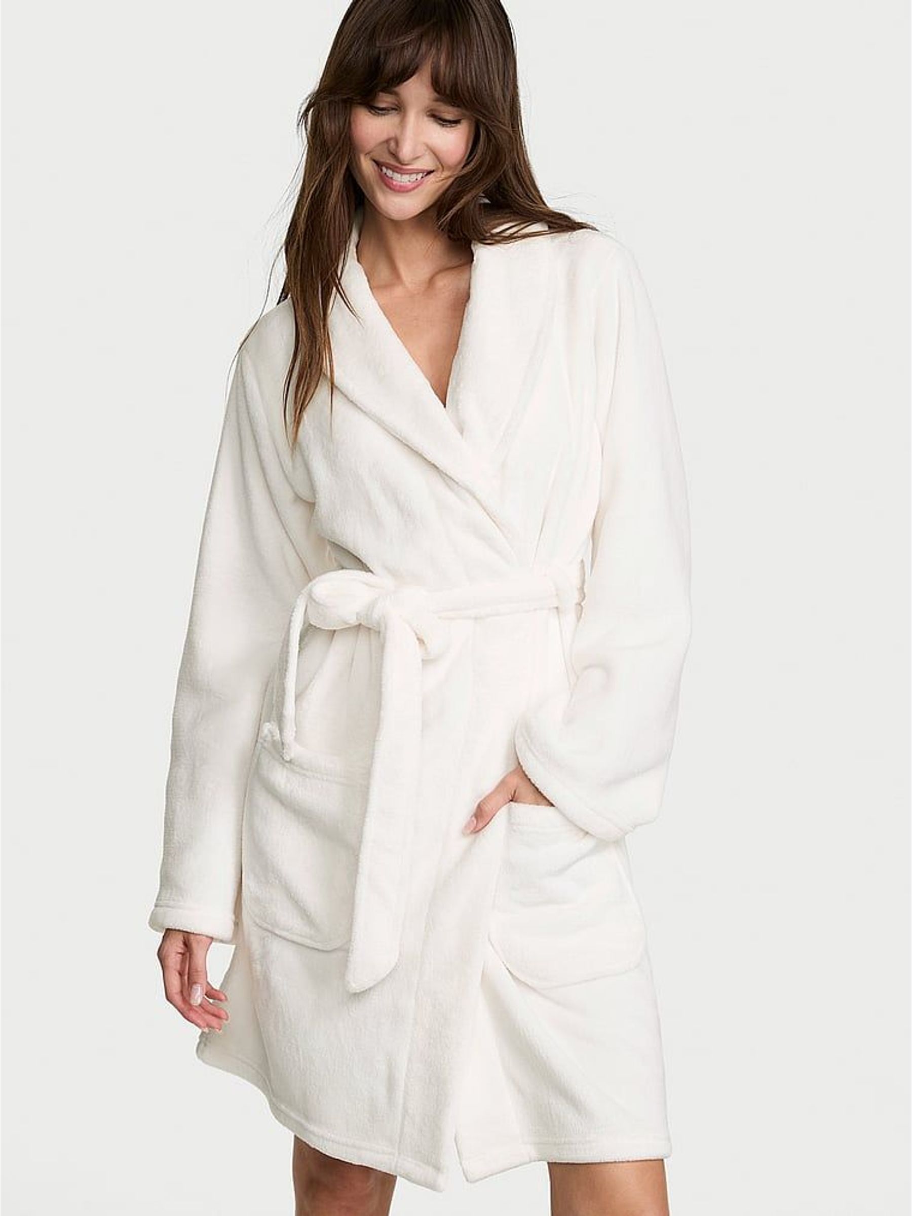 Coconut White - Fluffy Robe
