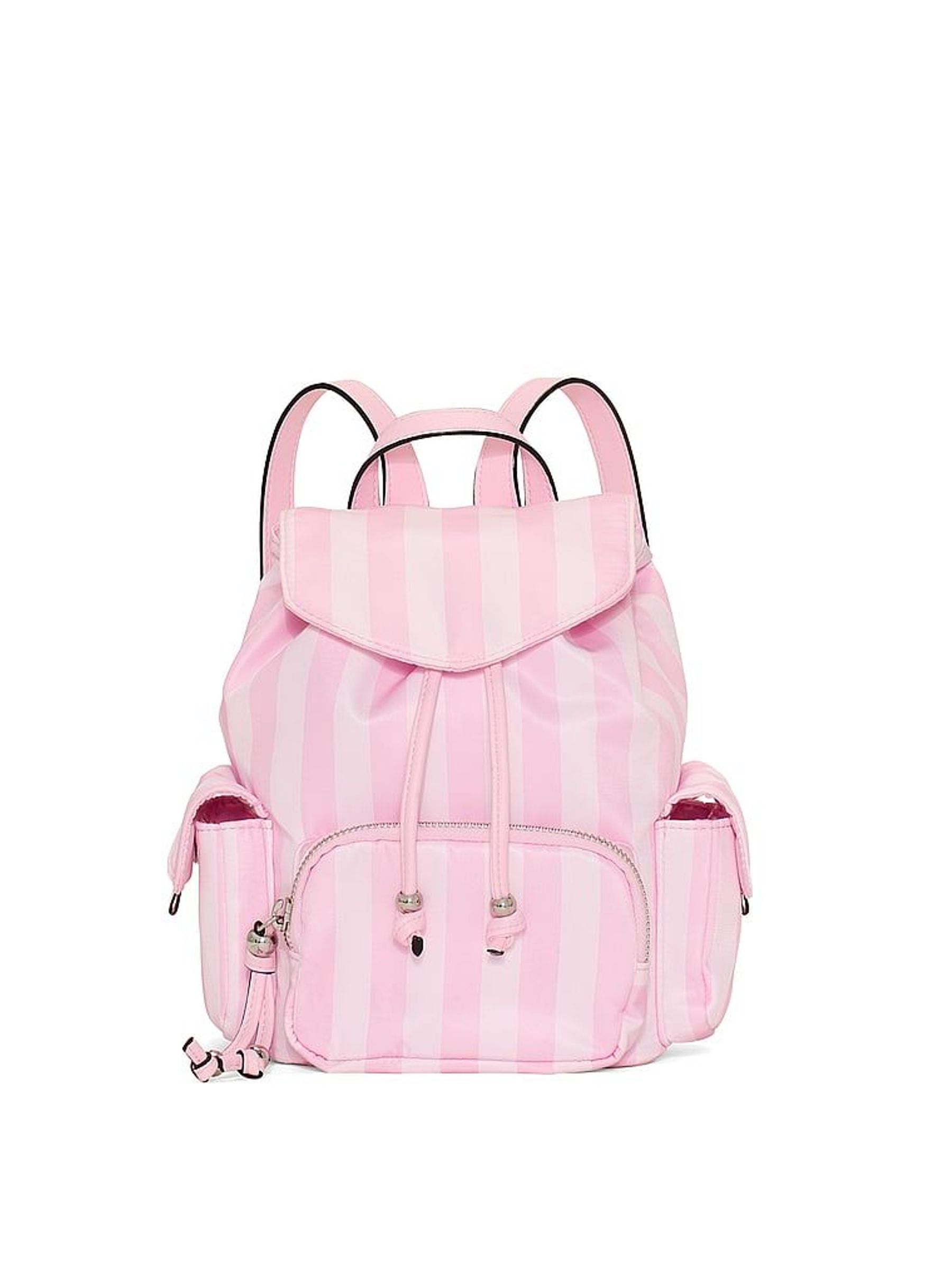 Iconic Stripe Pink - Medium Flap Backpack