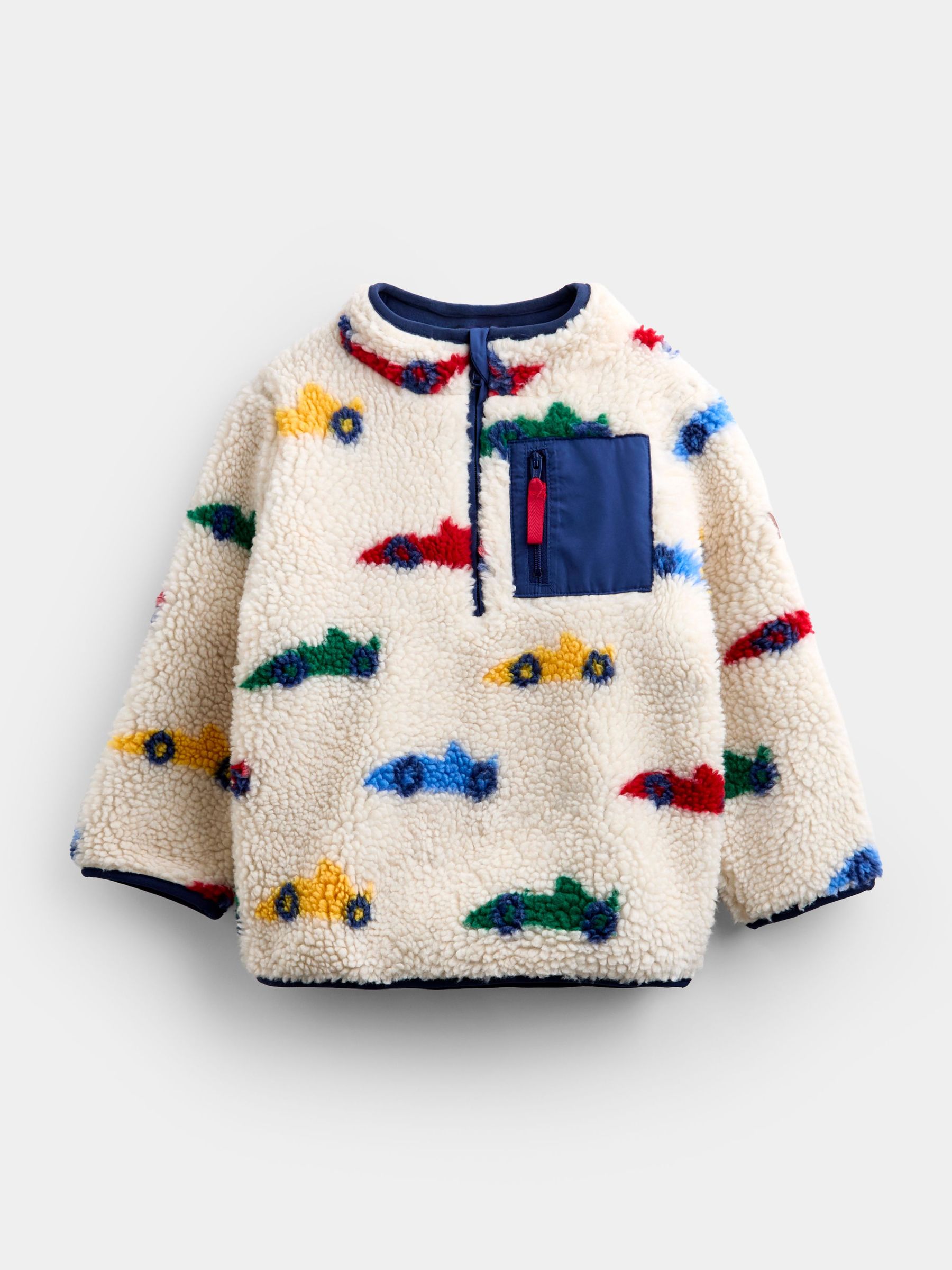 Natural Race Car - Borg Fleeces Jacket