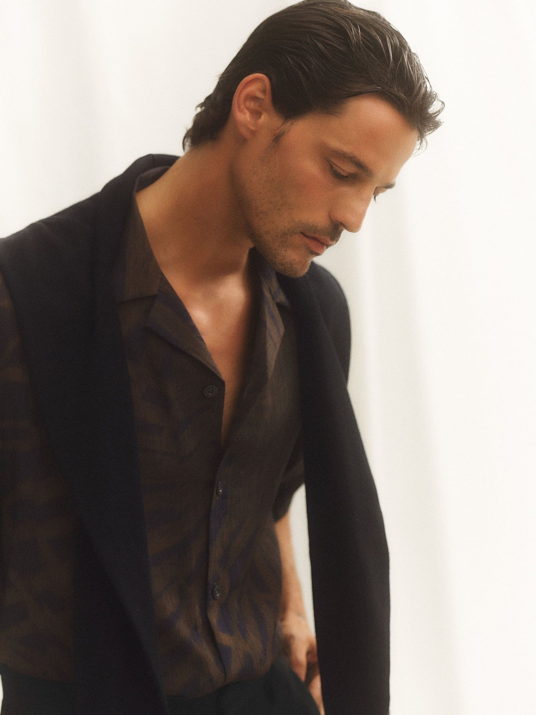 Bleu marine/ marron - Regular Shirt