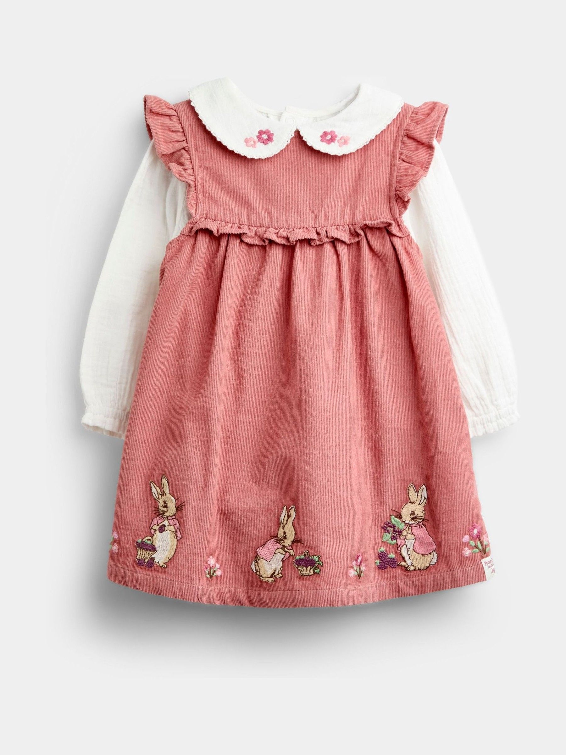 Rose Pink - Peter Rabbit™ Flopsy Bunny Cord Dress & Bodysuit
