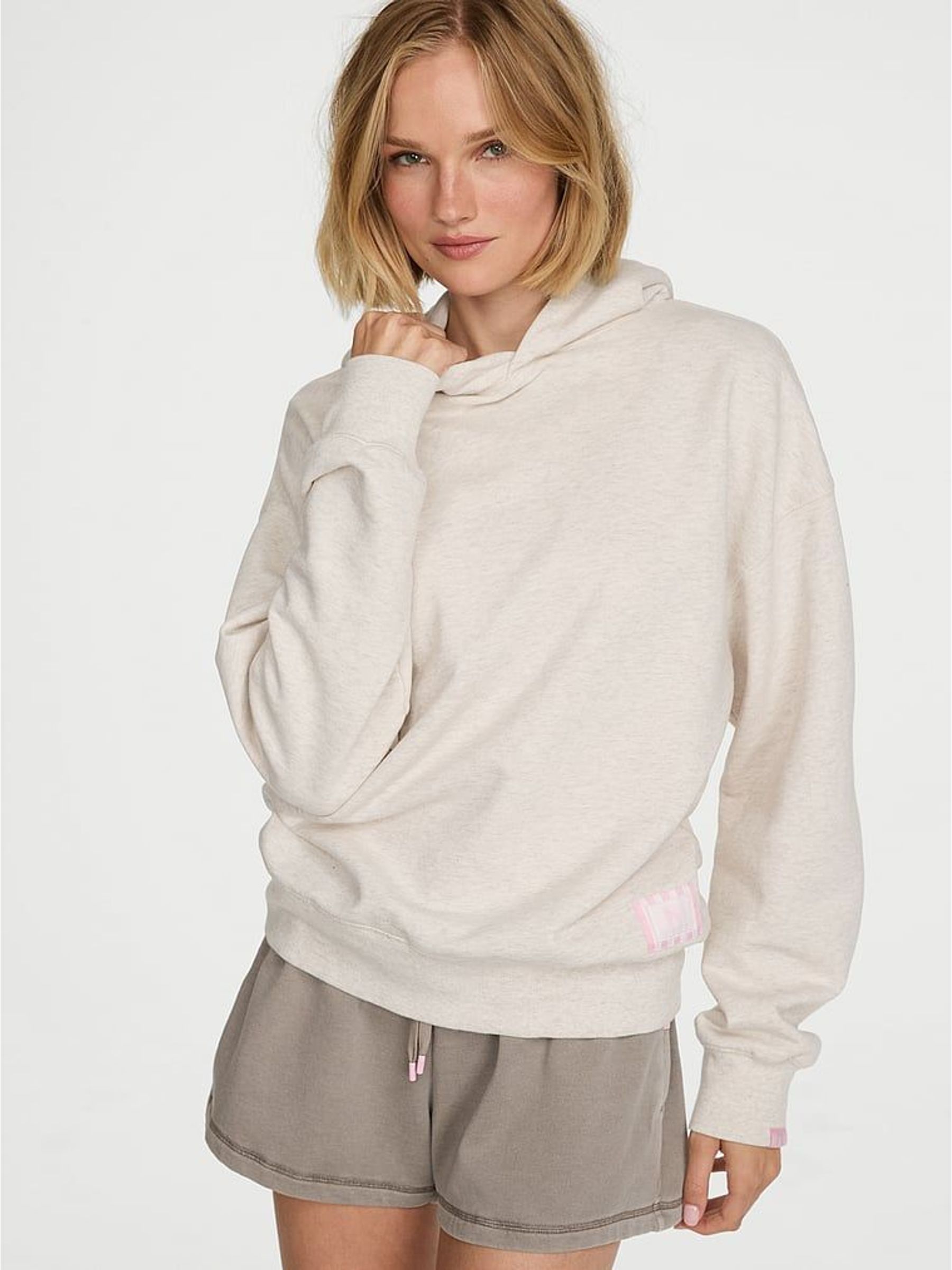 Natural Heather Nude - Fleece Hoodie