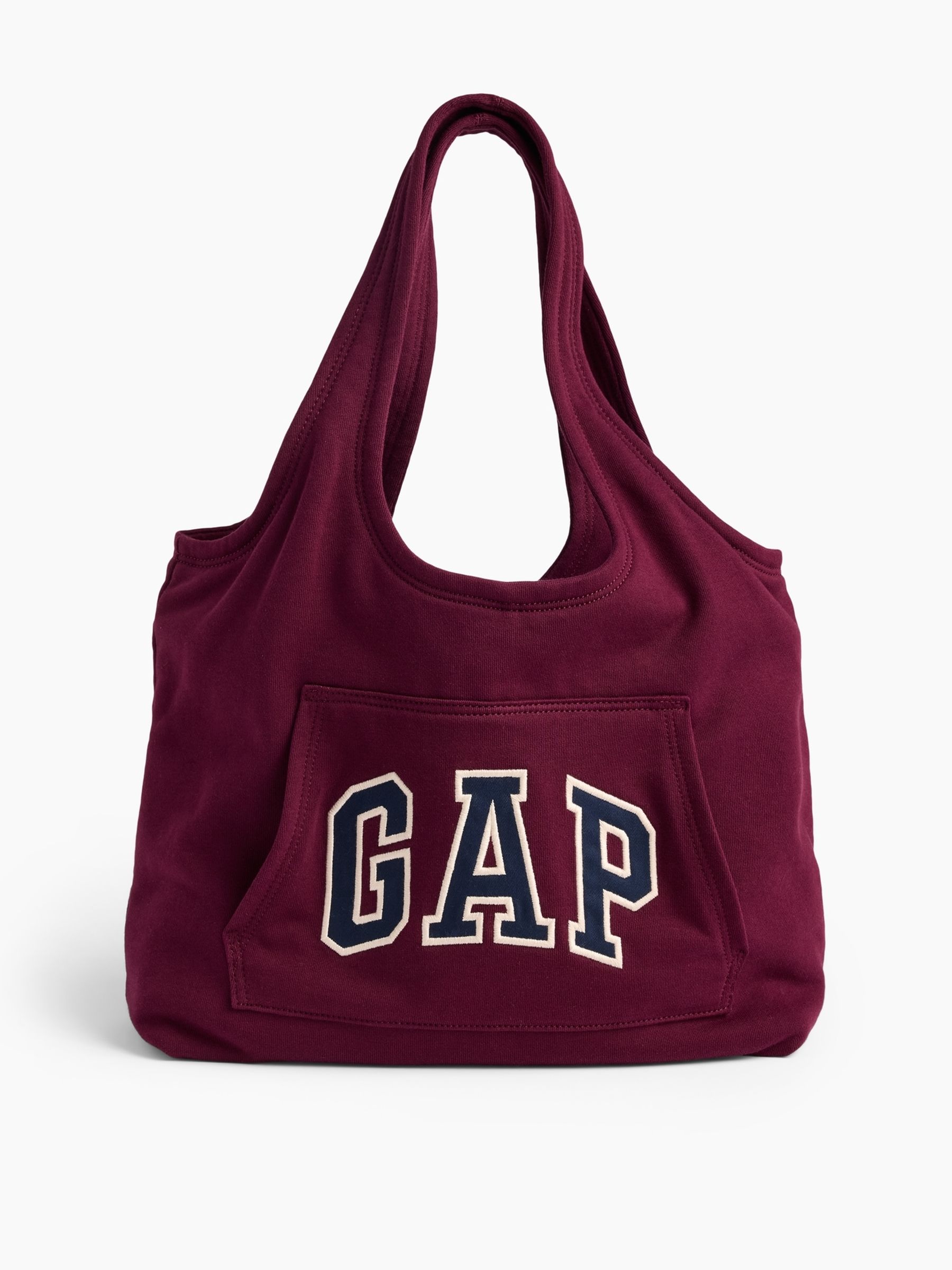 Burgundy Red Hoodie Tote Bag - Image 2 of 5 Burgundy Red Hoodie Tote Bag - Image 2 of 5