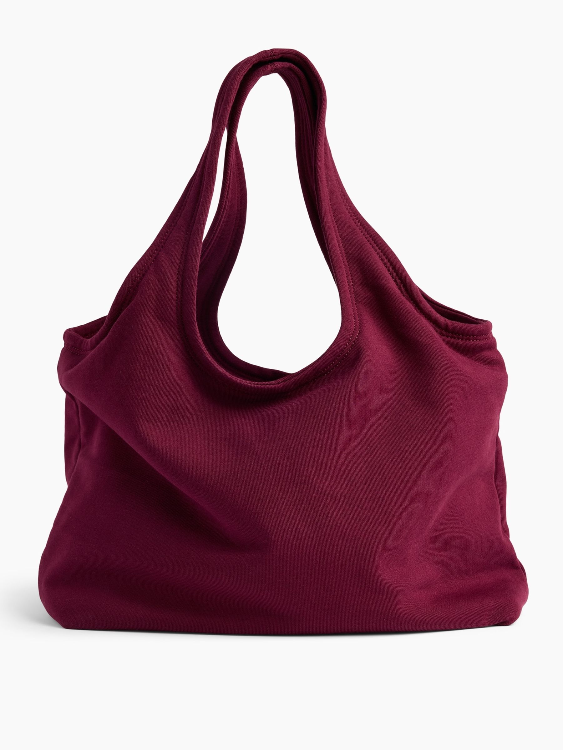Burgundy Red Hoodie Tote Bag - Image 3 of 5