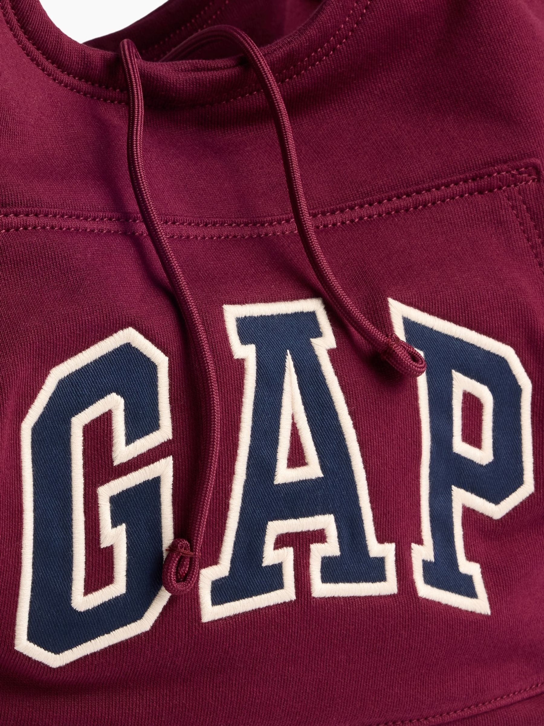 Burgundy Red Hoodie Tote Bag - Image 5 of 5