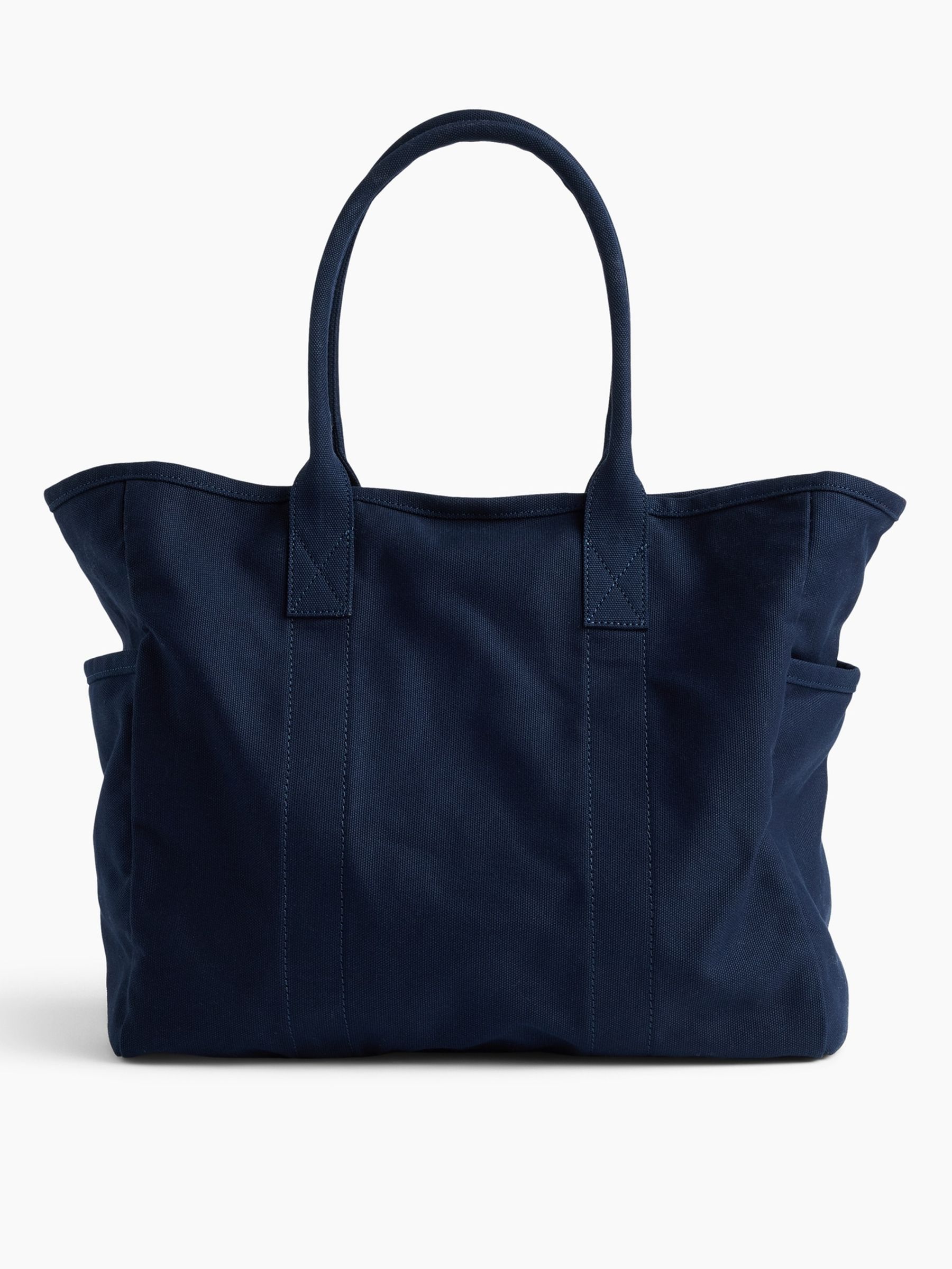 Navy Brannan Bear Canvas Favorite Tote Bag - Image 3 of 5