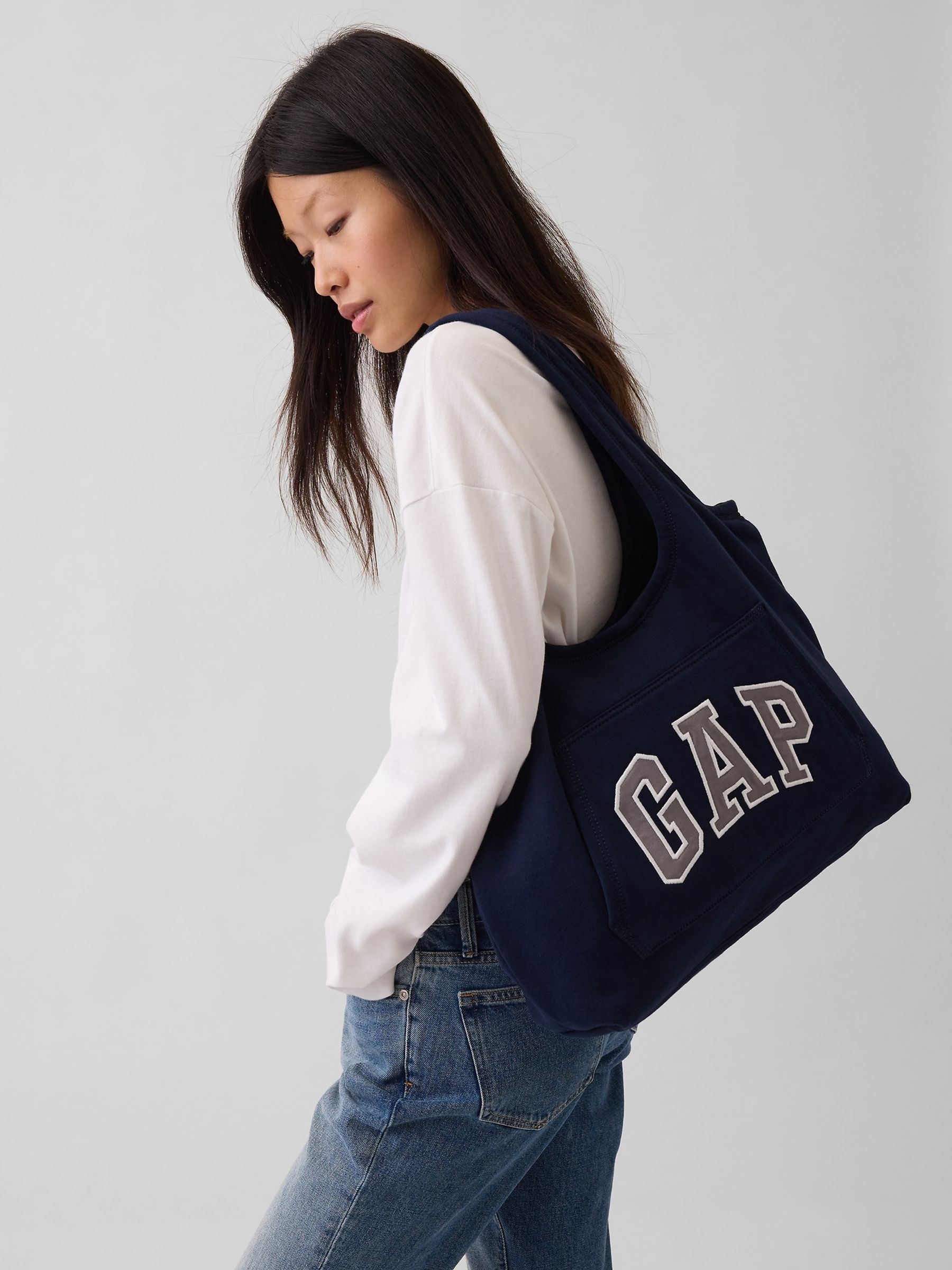 Navy Hoodie Tote Bag - Image 1 of 5