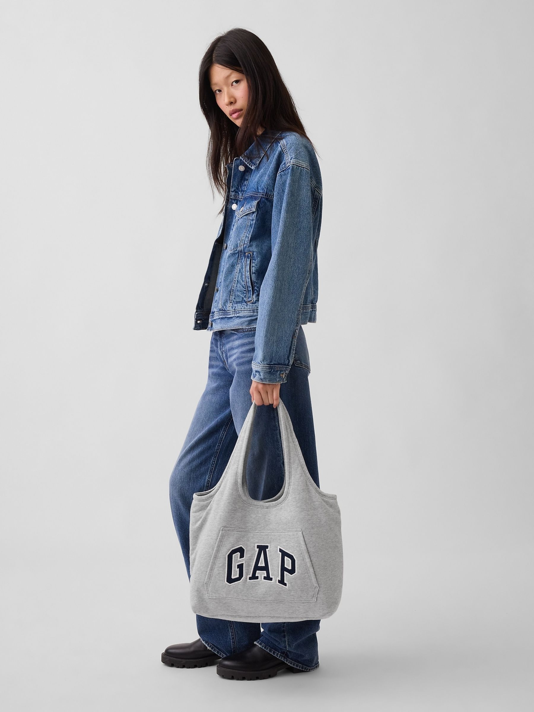 Grey Hoodie Tote Bag - Image 1 of 5