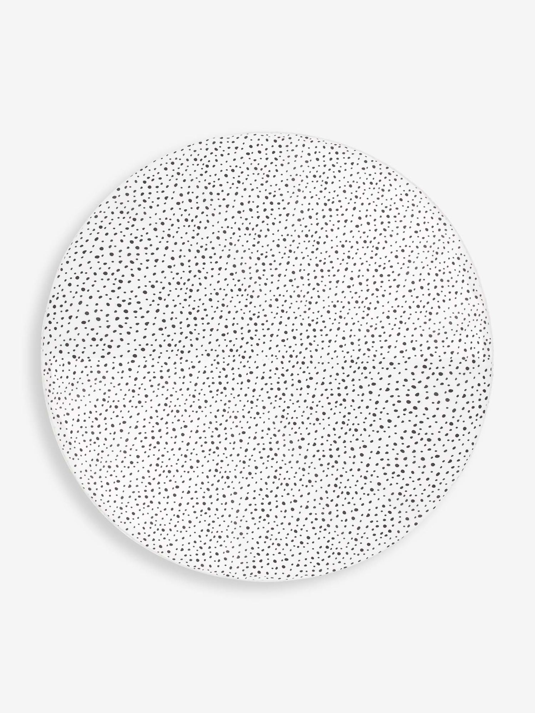 Round Dalmatian Print Floor Mat - Image 1 of 3