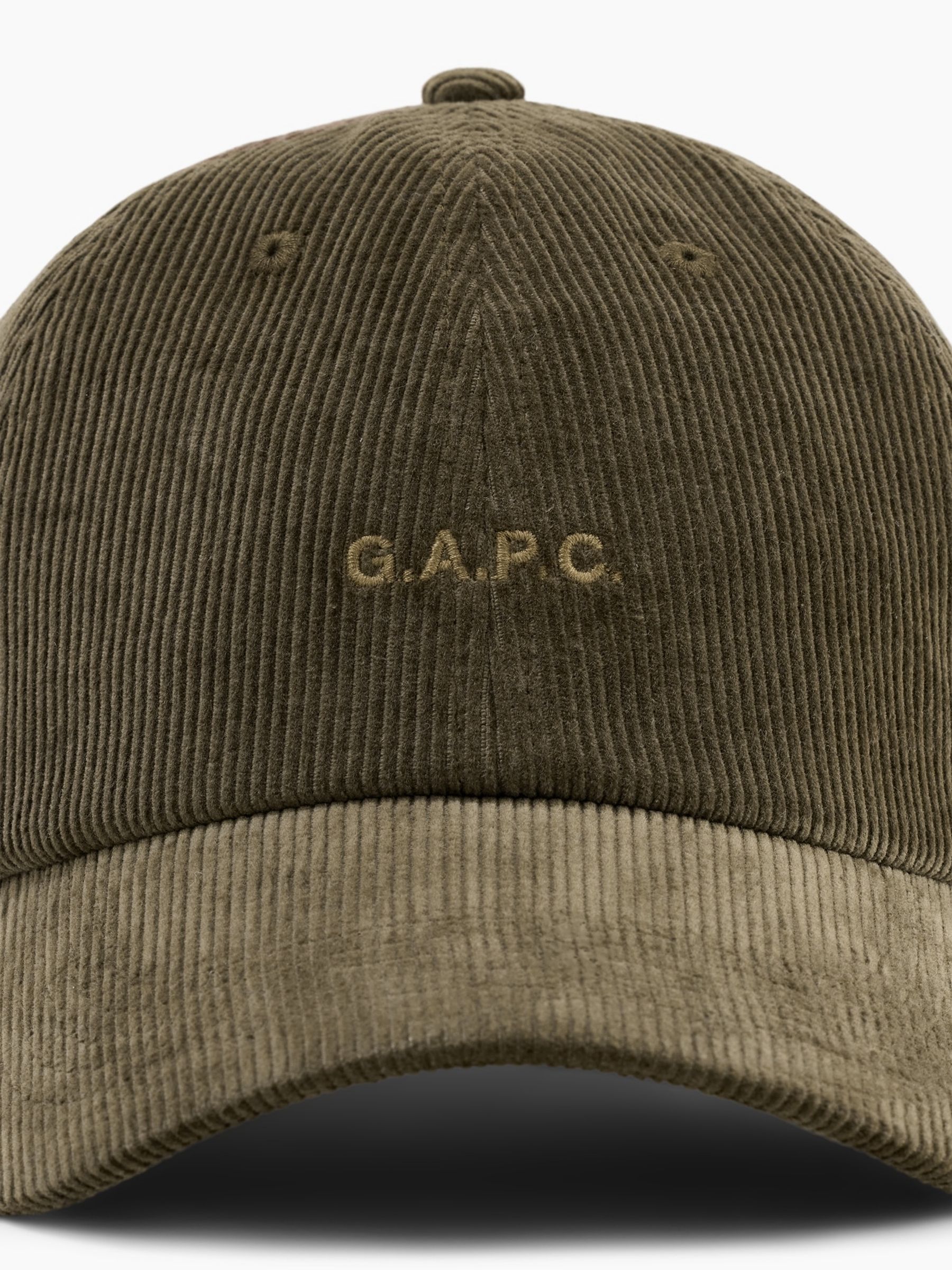 Gap x A.P.C. Green Logo Corduroy Baseball Cap - Image 5 of 6