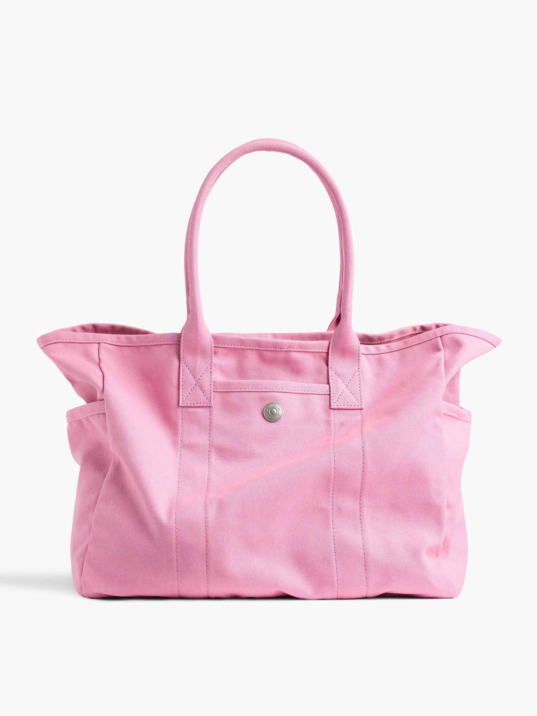 Pink Canvas Favorite Tote Bag - Image 2 of 5 Pink Canvas Favorite Tote Bag - Image 2 of 5