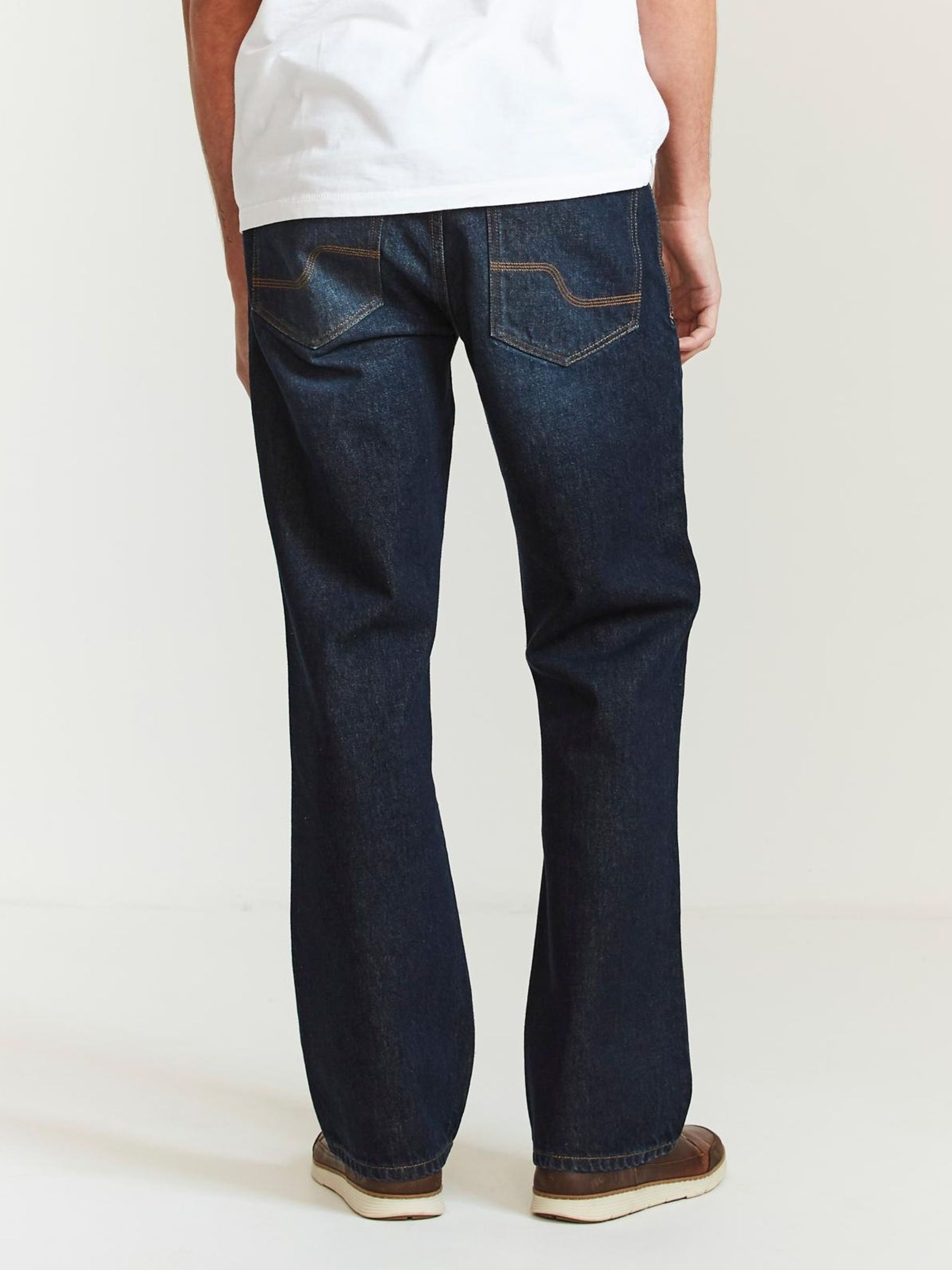 Blue Dark Vintage Wash Bootcut Jeans - Image 2 of 3