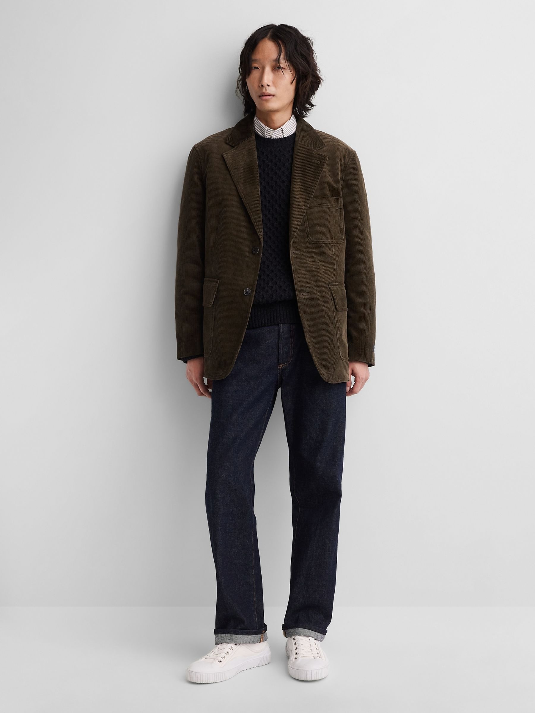 Gap x A.P.C. Green Corduroy Blazer - Image 3 of 7