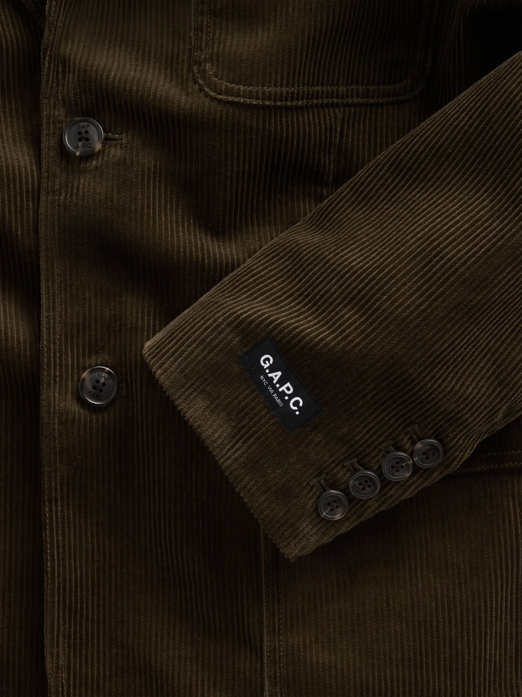 Gap x A.P.C. Green Corduroy Blazer - Image 4 of 7