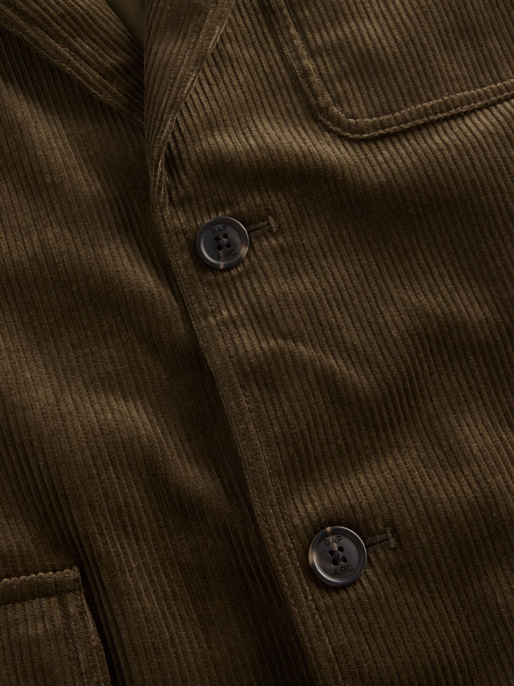 Gap x A.P.C. Green Corduroy Blazer - Image 5 of 7