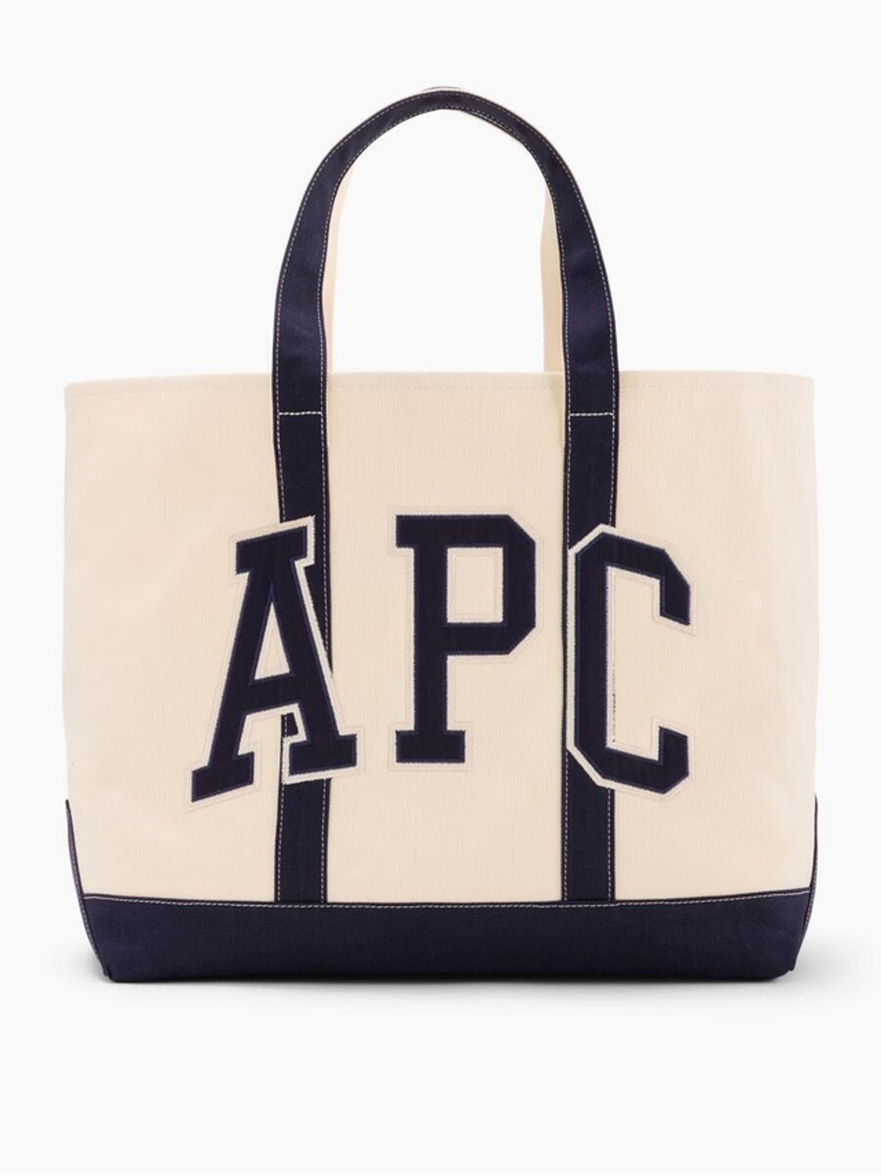 Gap x A.P.C. Cream Logo Tote Bag - Image 2 of 5