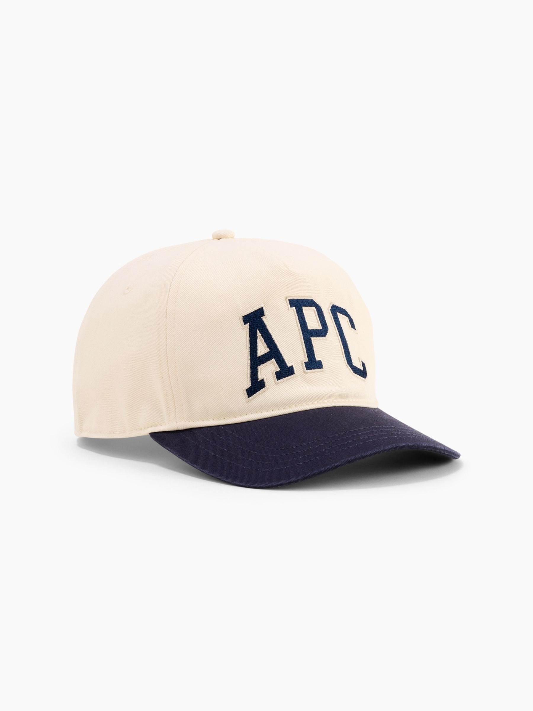 Gap x A.P.C. Blue/Cream Logo Baseball Cap - Image 3 of 6