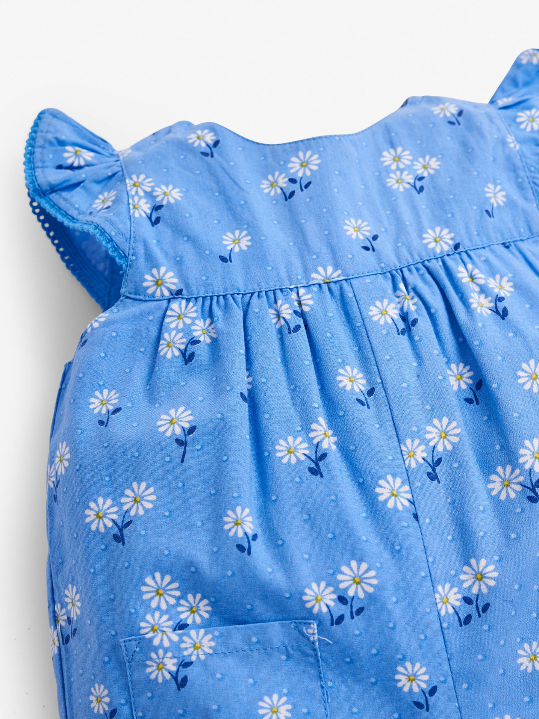 Blue Blue Pretty Daisy Baby Sunsuit - Image 2 of 2