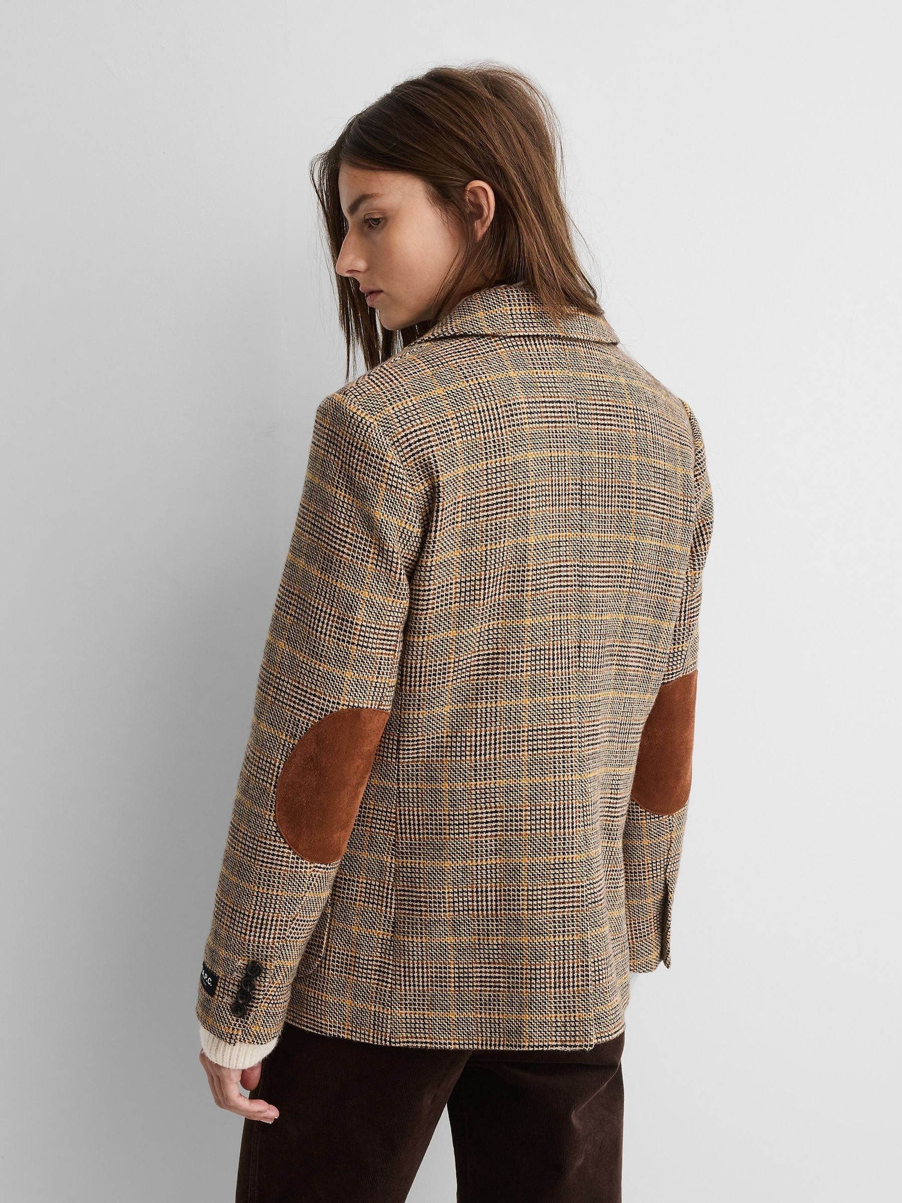 Gap x A.P.C. Brown Wool-Blend Relaxed Blazer - Image 2 of 7