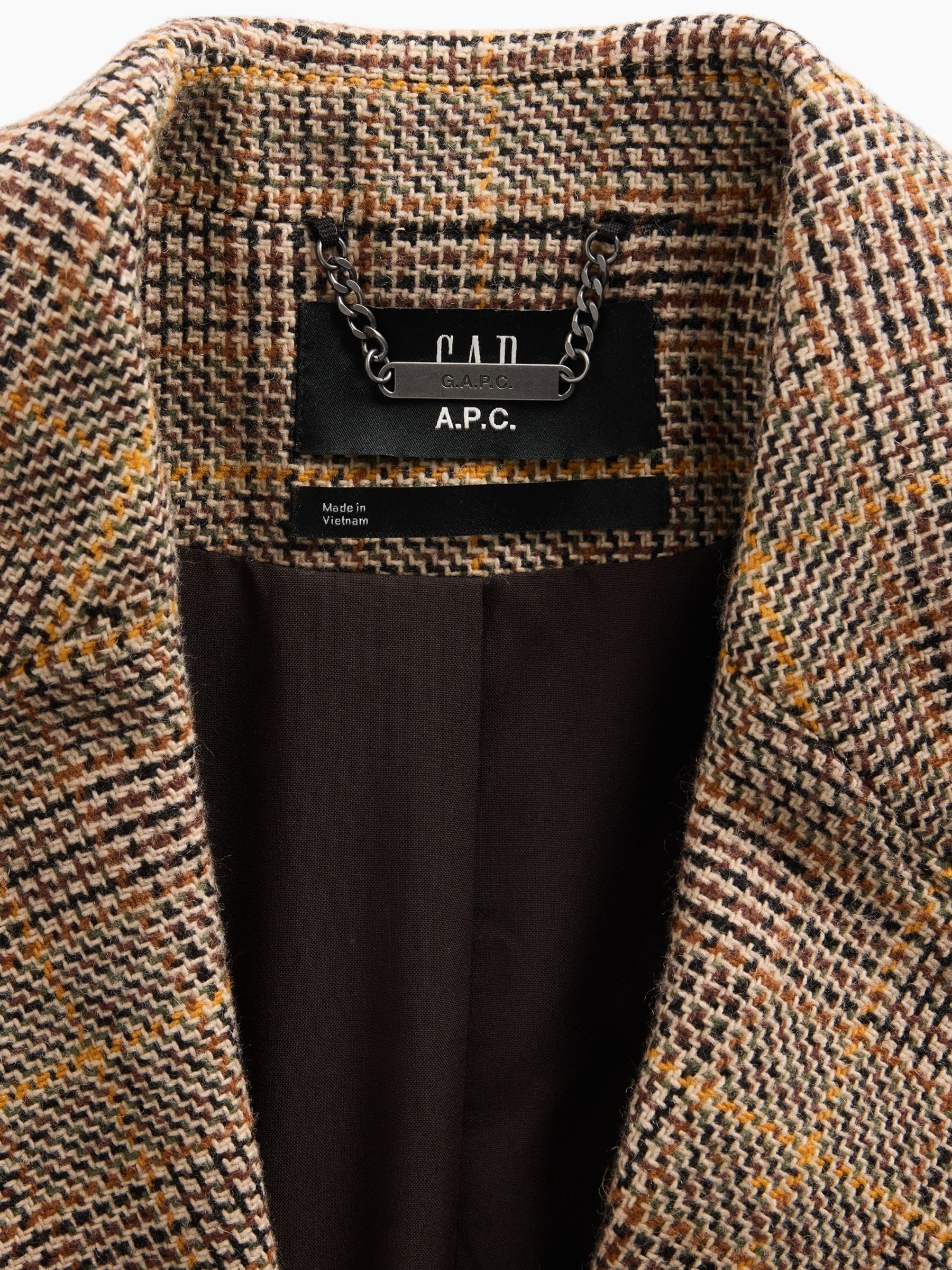 Gap x A.P.C. Brown Wool-Blend Relaxed Blazer - Image 5 of 7