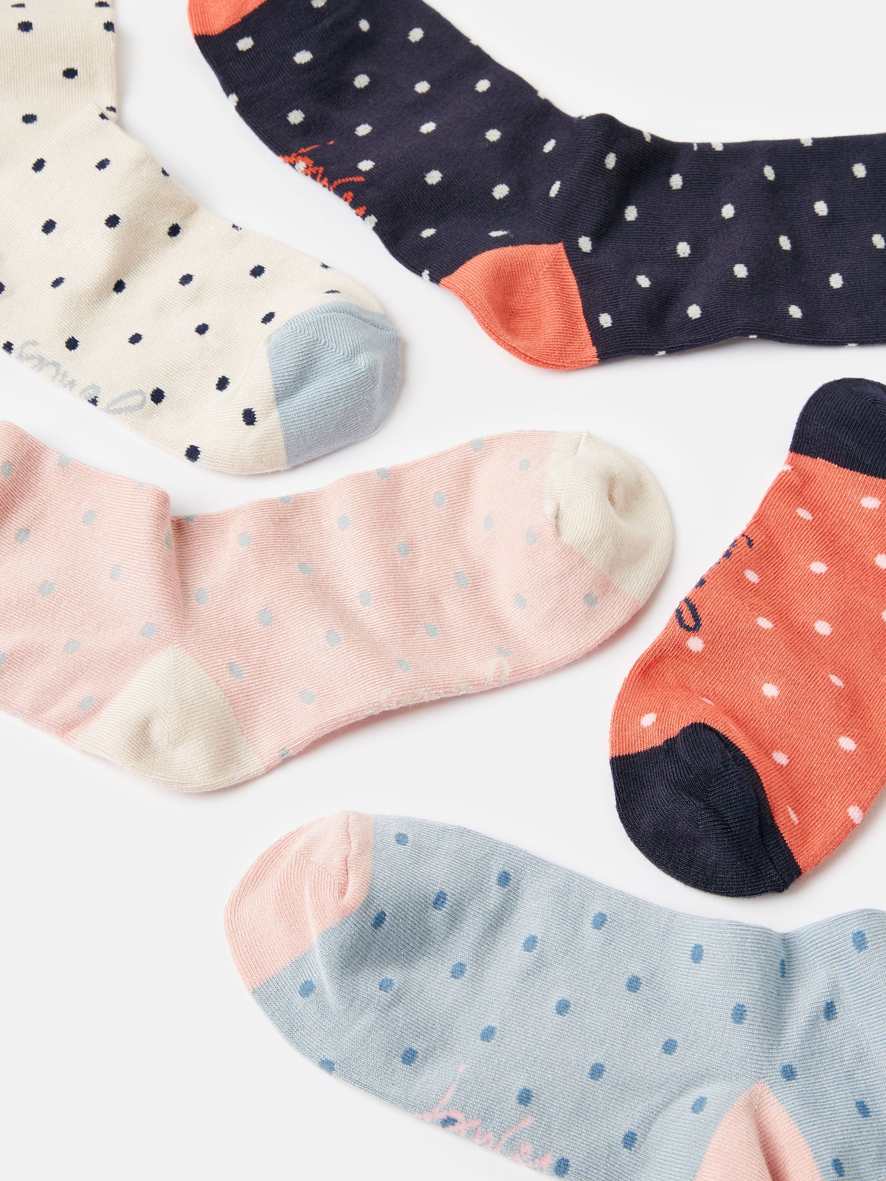 Multi Socks 5 Pack - Image 3 of 4