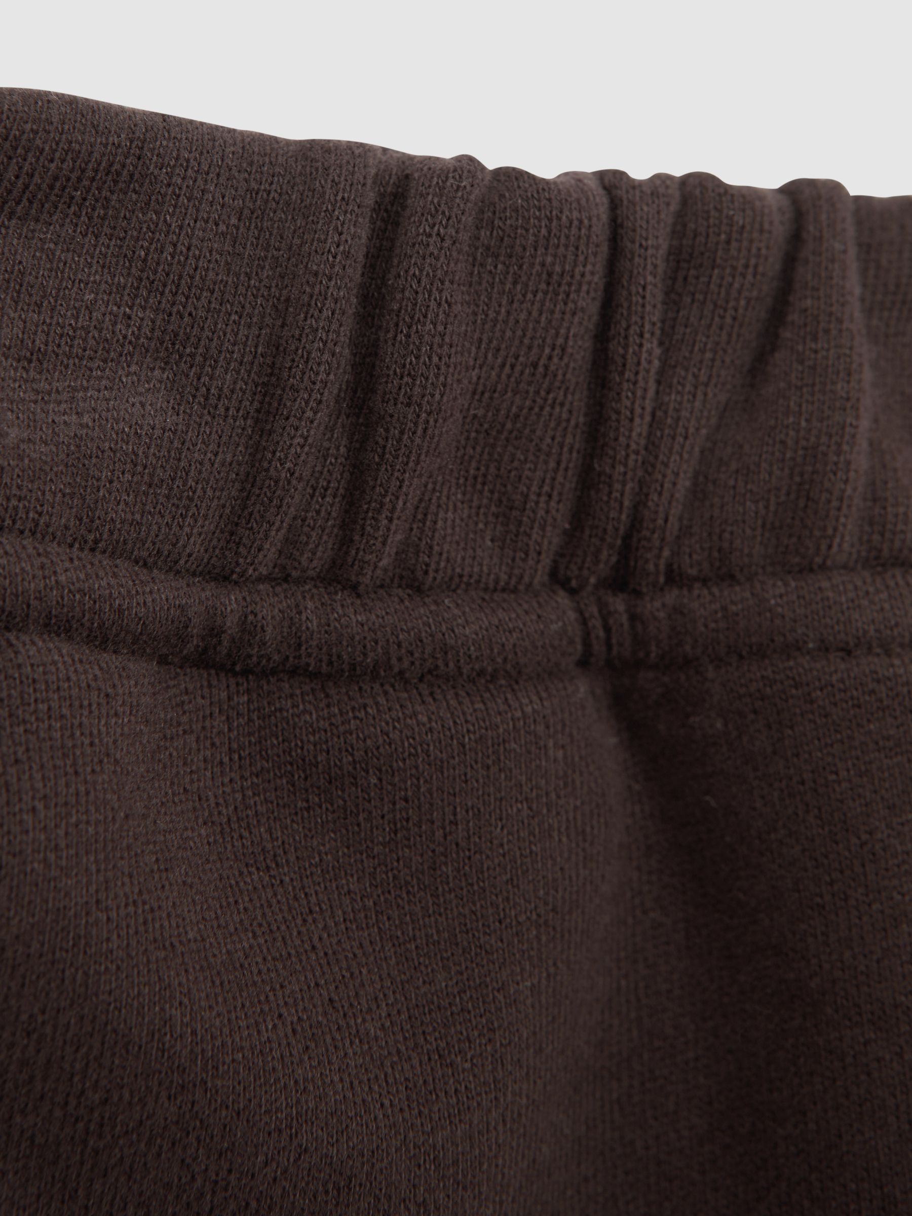 Senior Garment Dye Jersey Joggers in Chocolate - Image 6 of 6