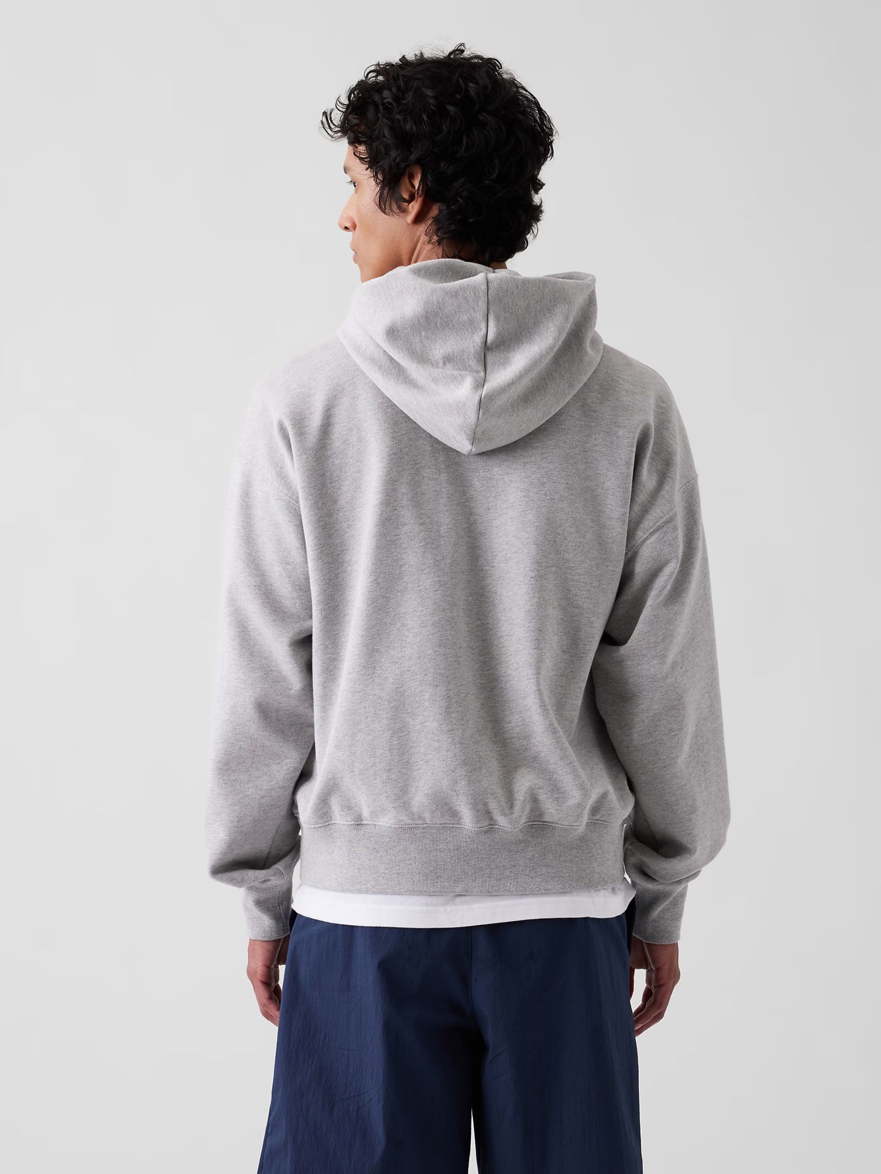 Gap x Malbon Grey Heavyweight Logo Hoodie - Image 3 of 12