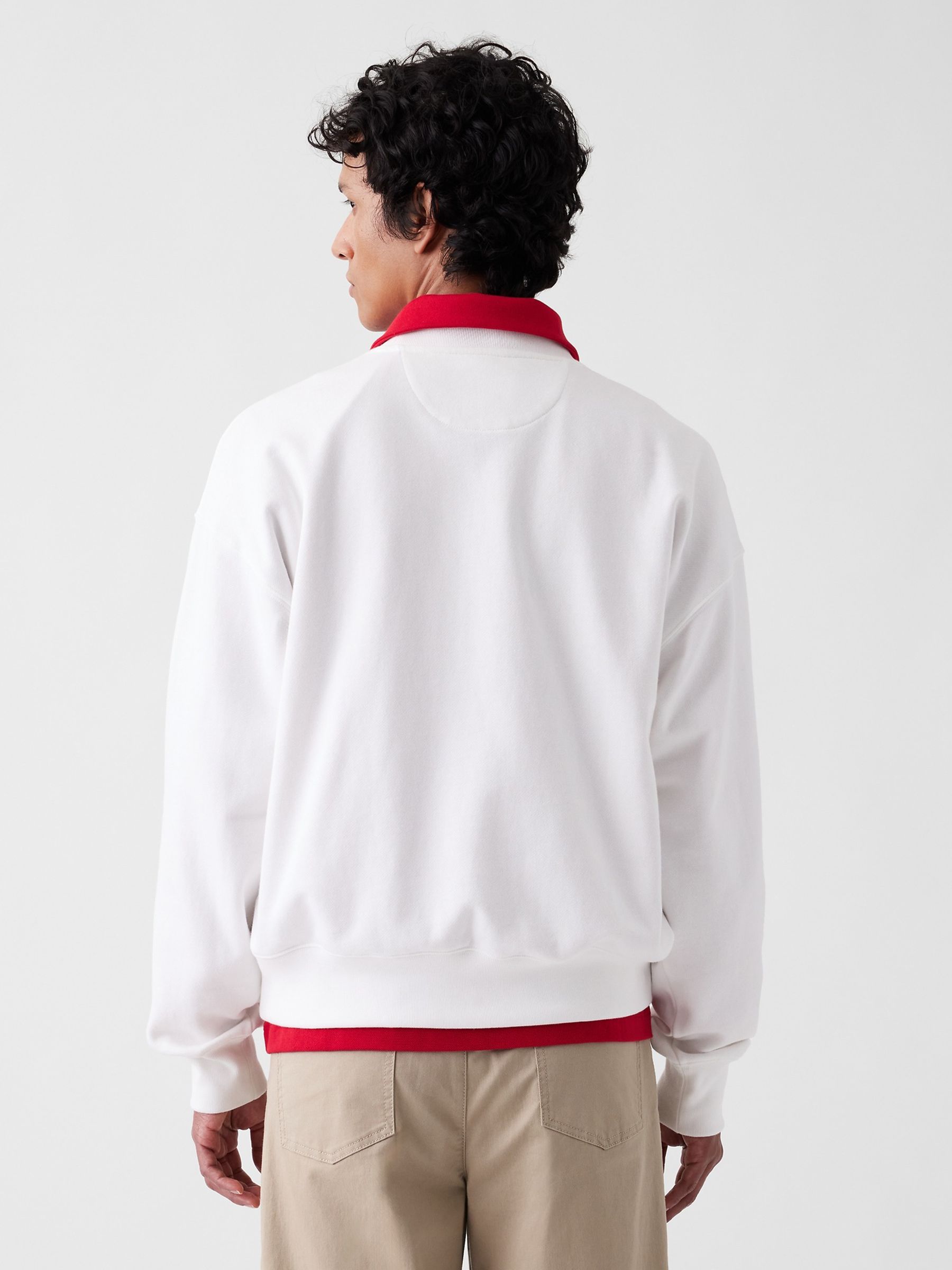 Gap x Malbon White Heavyweight Logo Sweatshirt - Image 2 of 7