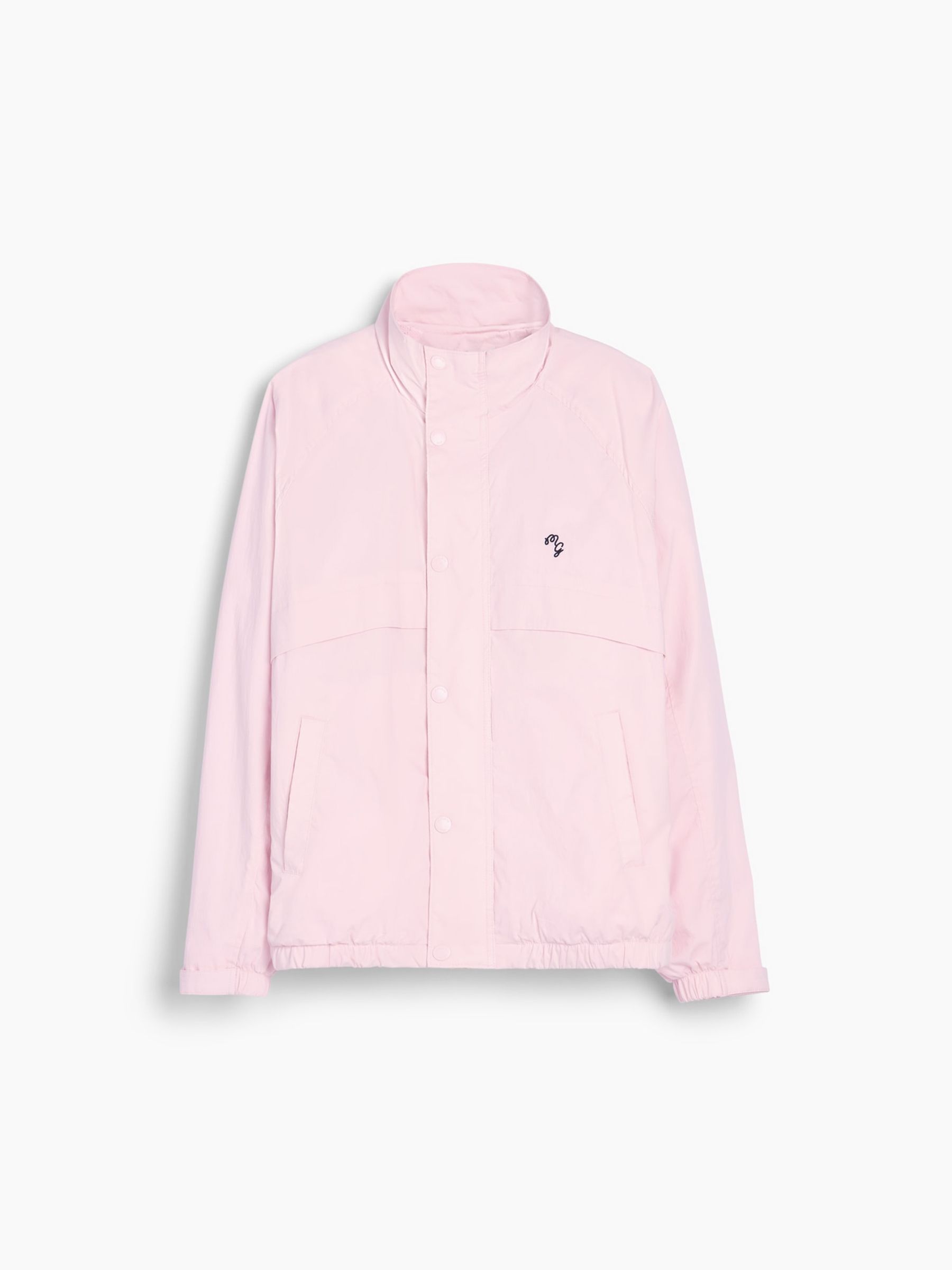 Gap x Malbon Pink Textured Poplin Anorak Jacket - Image 6 of 8