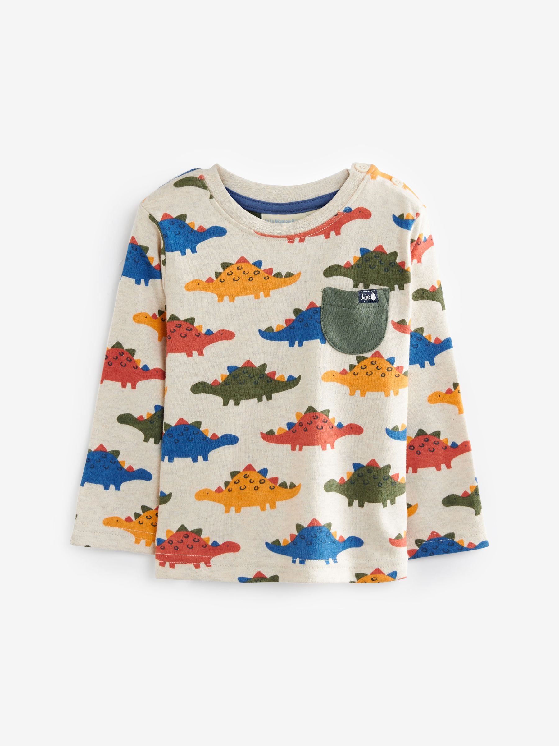 Khaki Boys' Stegosaurus & Plain Tops - Image 3 of 3