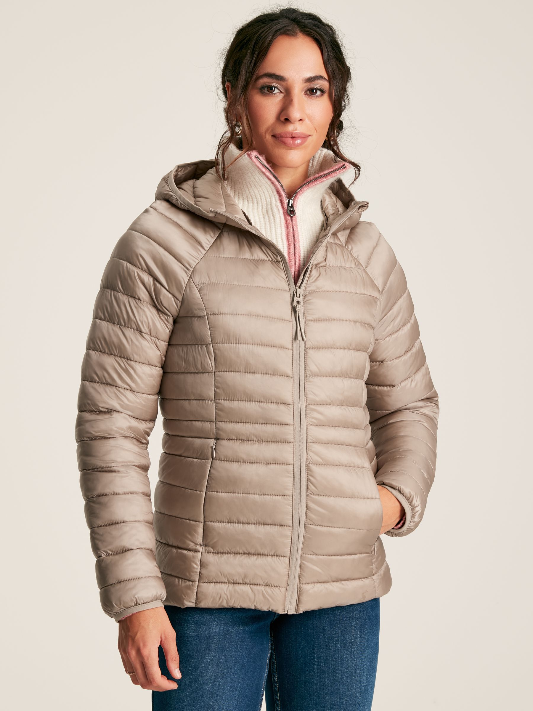 Bramley Silver Tone Showerproof Packable Padded Coat - Image 1 of 9