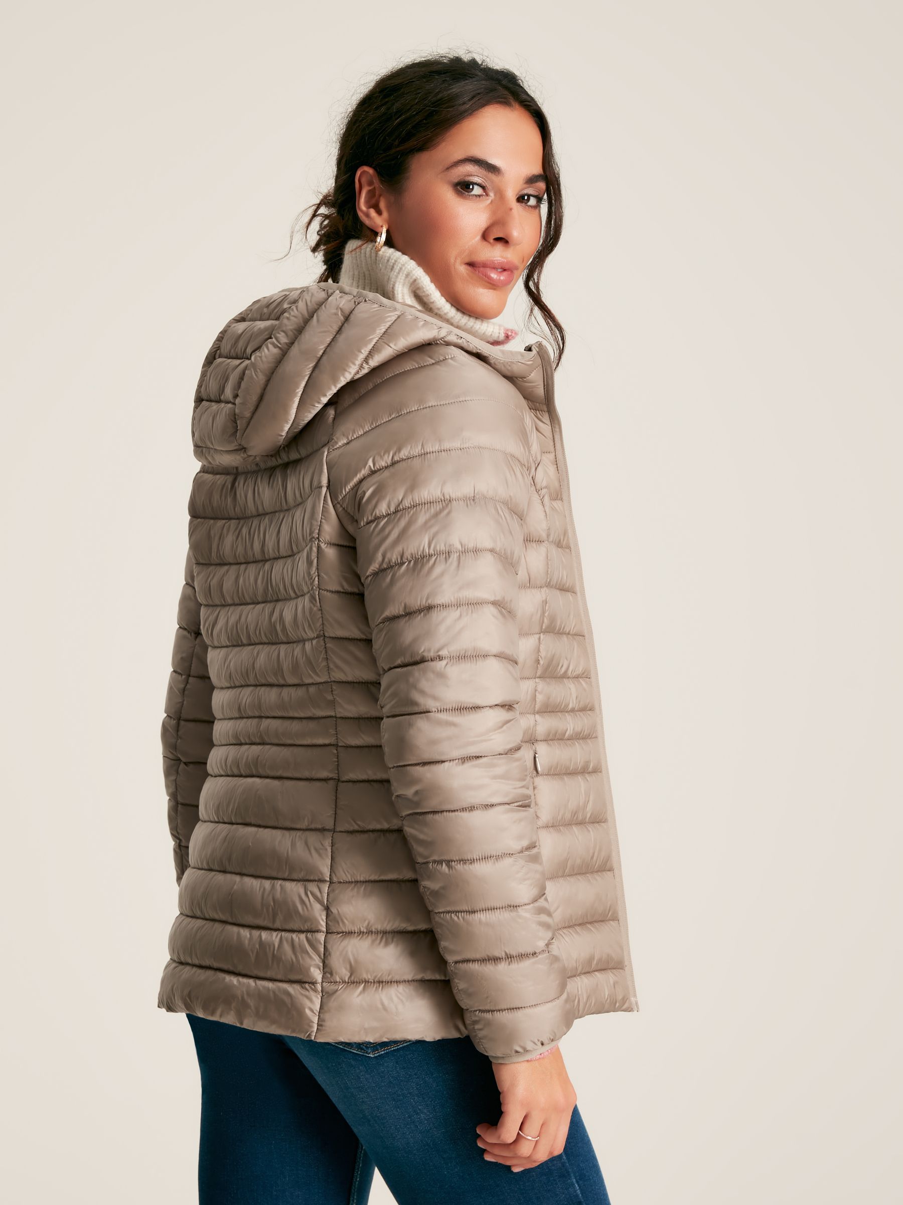Bramley Silver Tone Showerproof Packable Padded Coat - Image 2 of 9