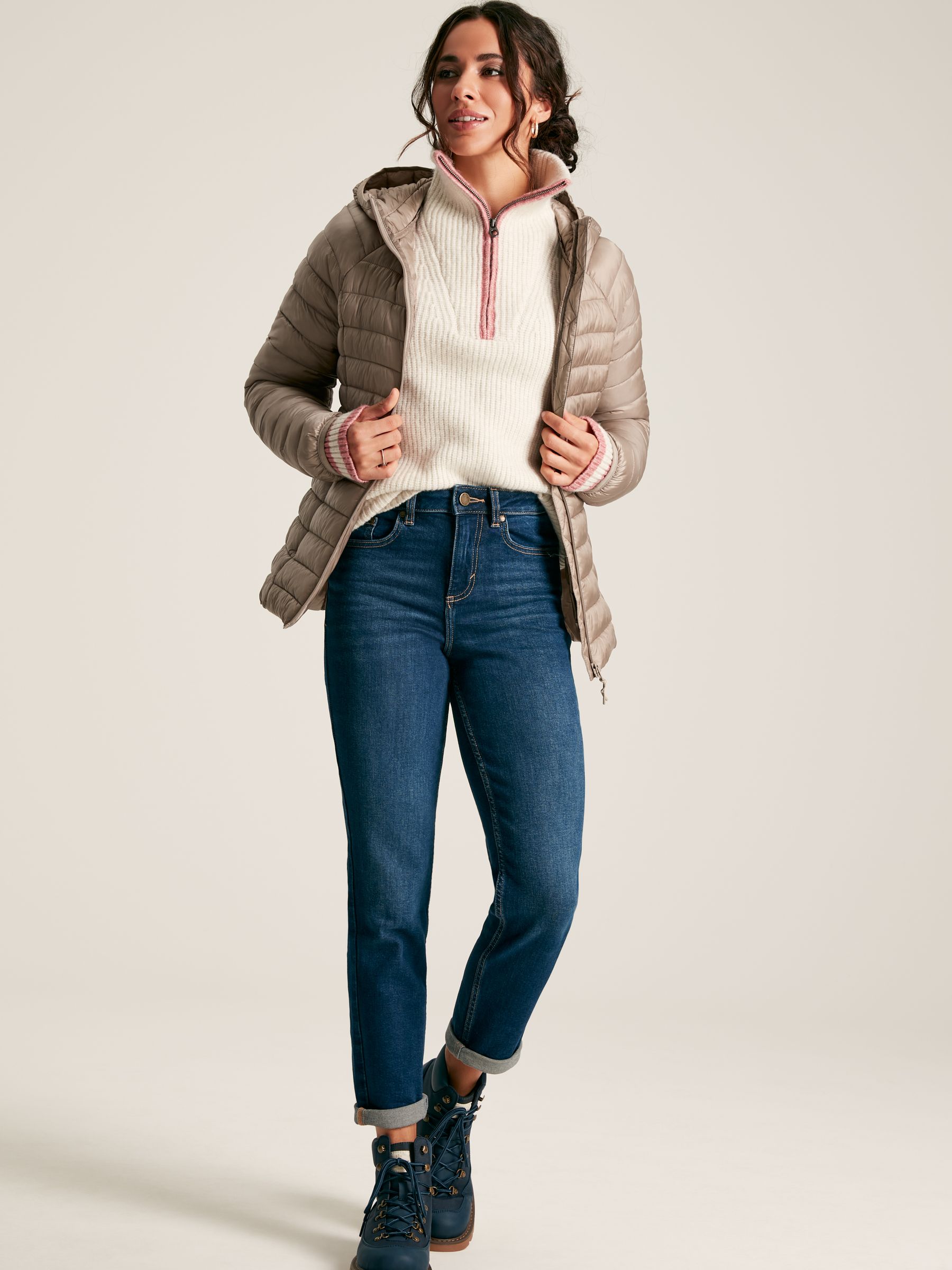 Bramley Silver Tone Showerproof Packable Padded Coat - Image 3 of 9