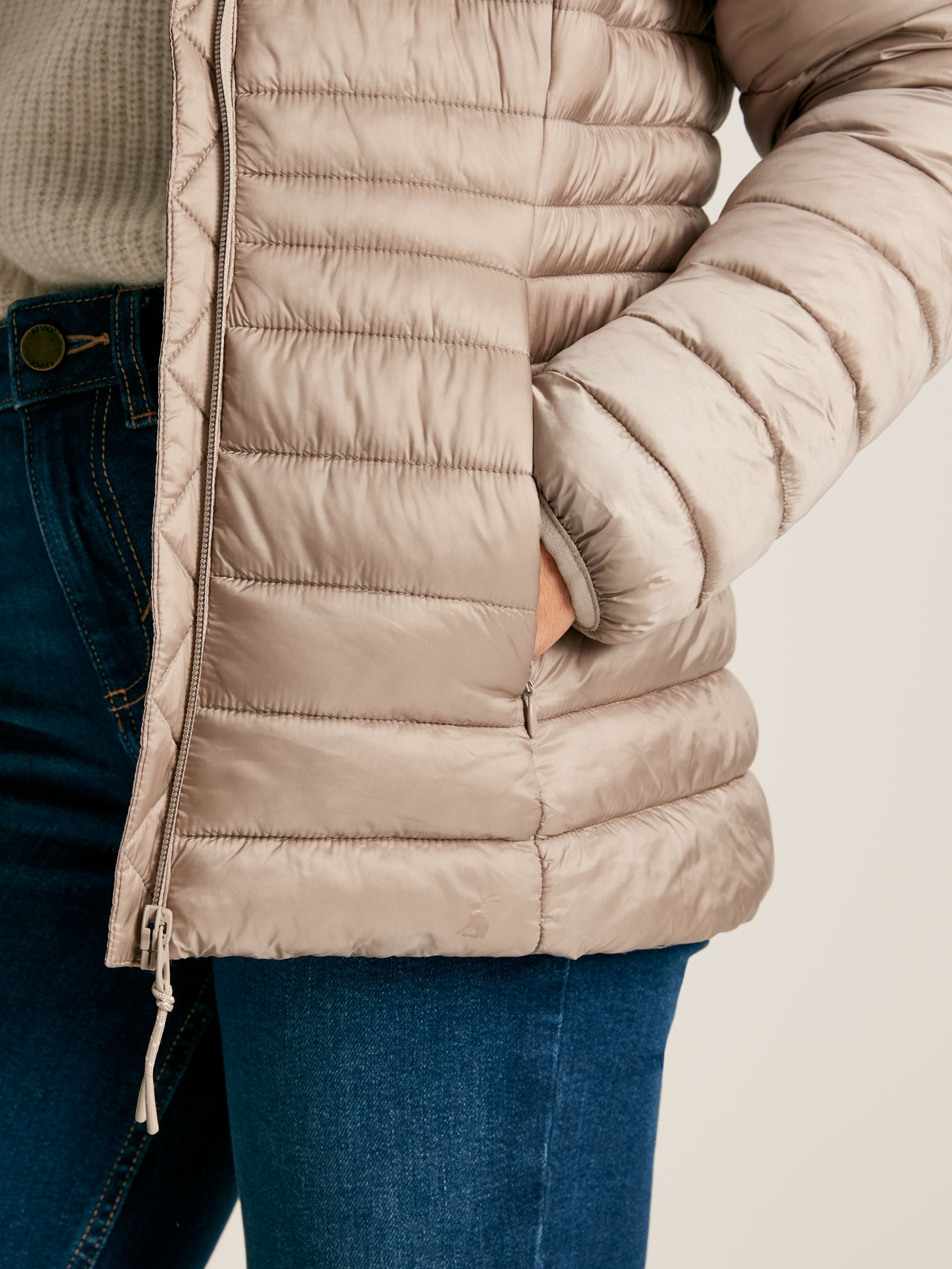 Bramley Silver Tone Showerproof Packable Padded Coat - Image 5 of 9