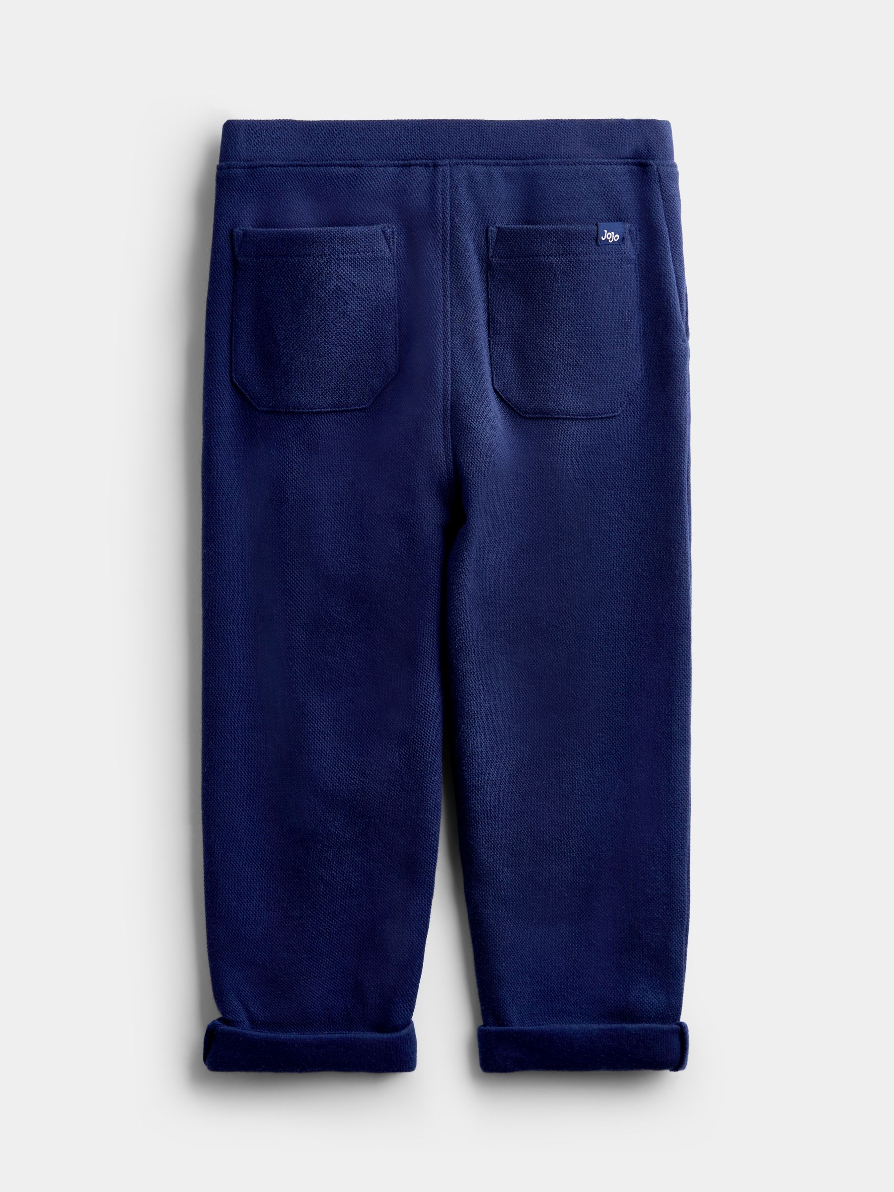 Navy Blue Smart Jersey Trousers - Image 2 of 4 Navy Blue Smart Jersey Trousers - Image 2 of 4