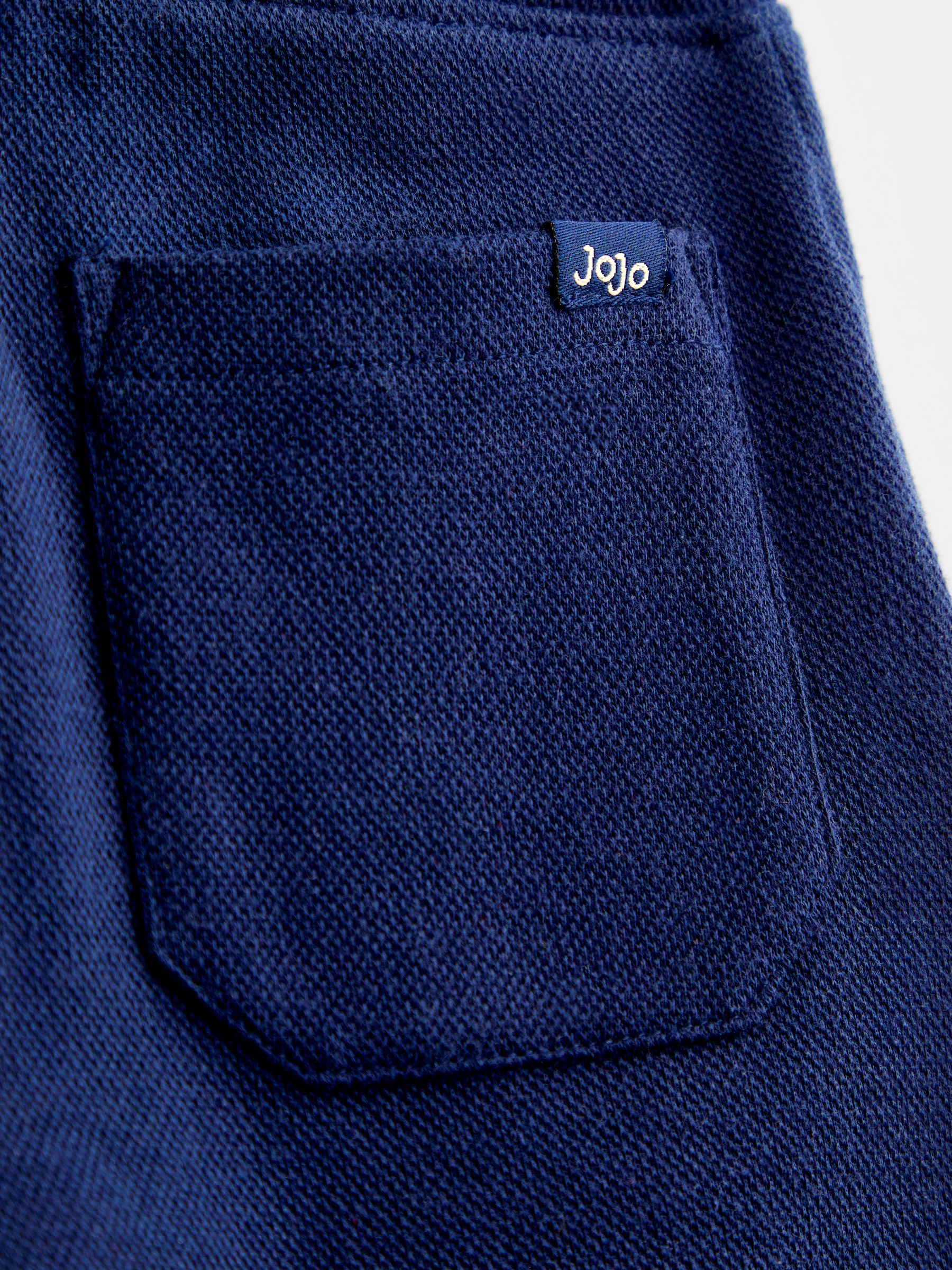 Navy Blue Smart Jersey Trousers - Image 4 of 4