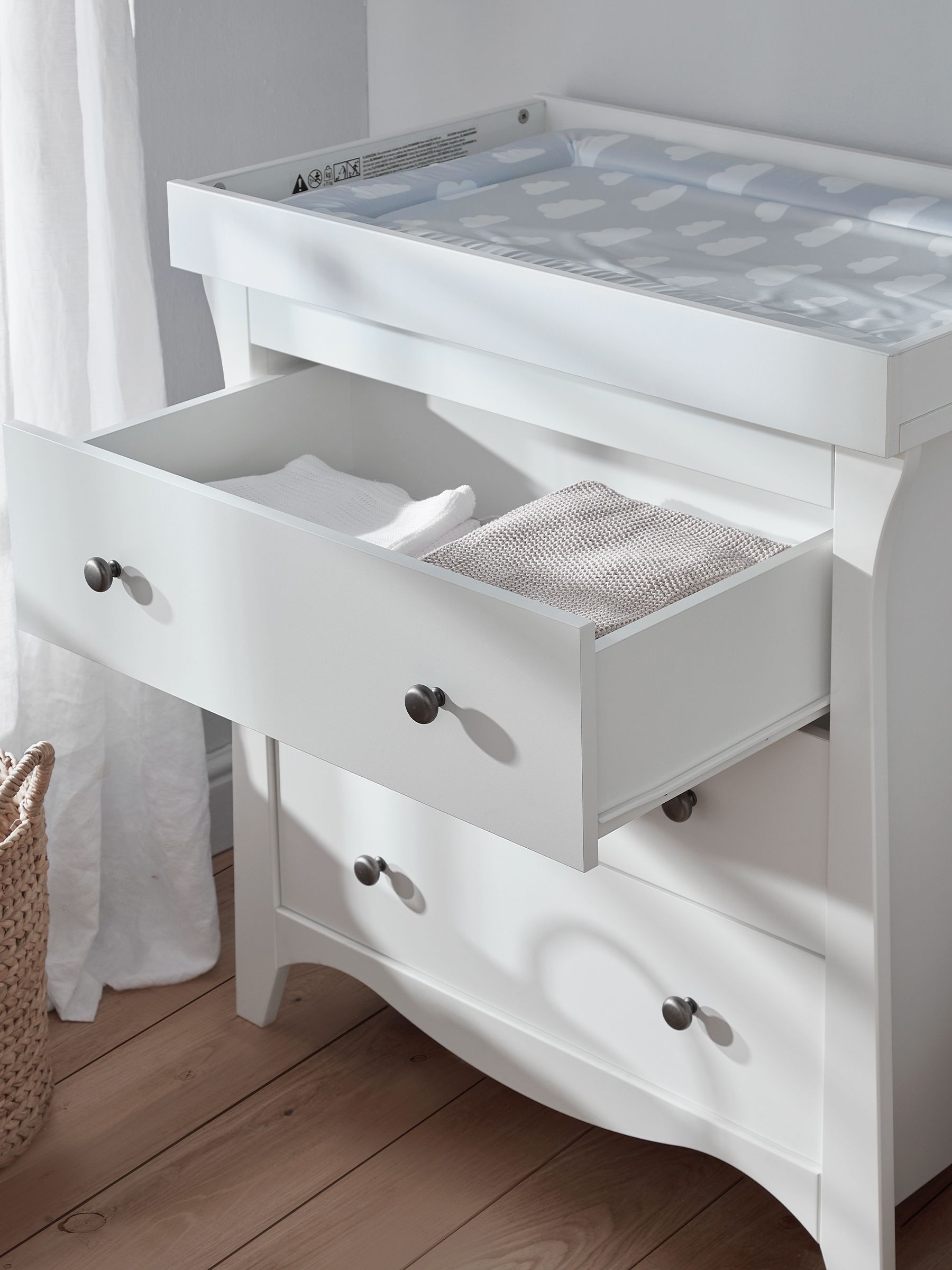 CuddleCo White Clara Dresser Changer - Image 2 of 5