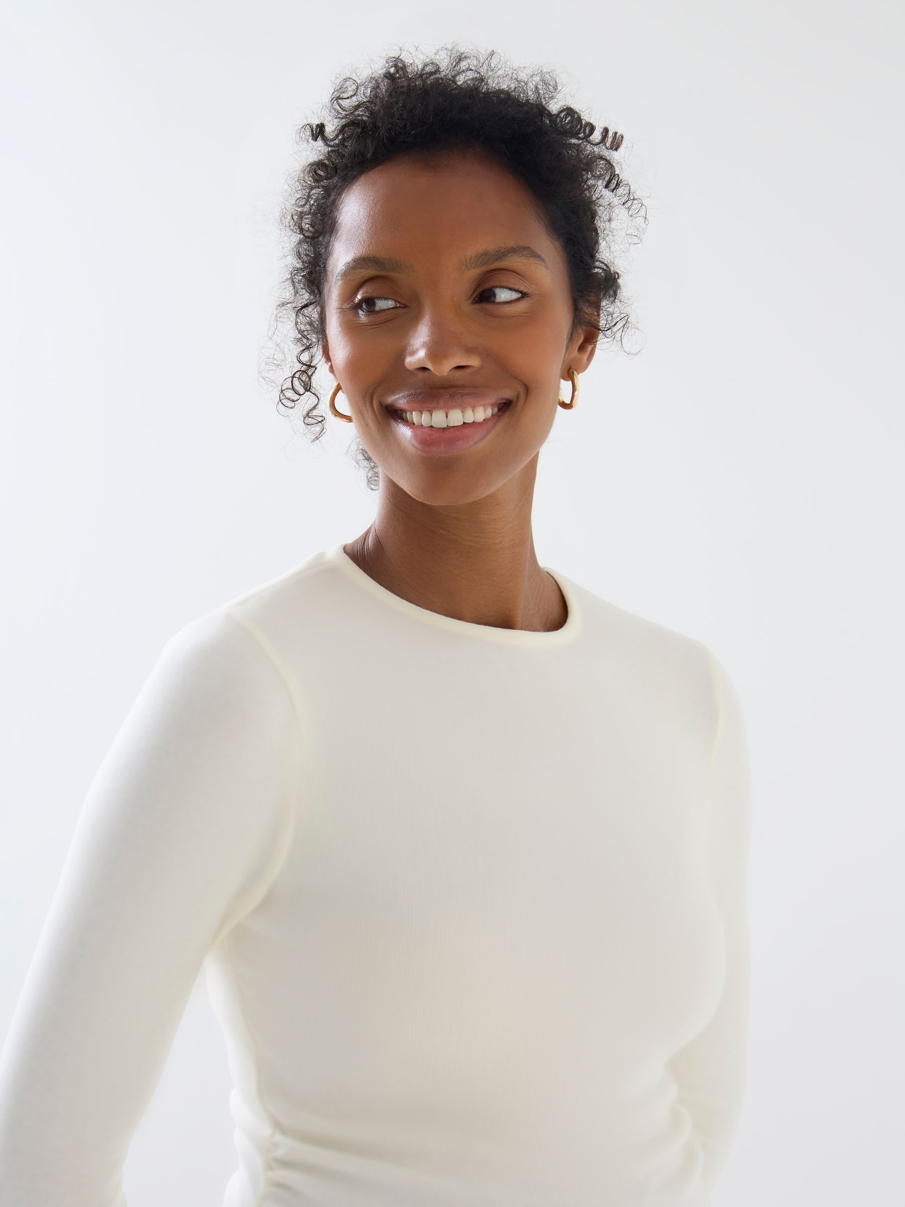 Black 2 Pack Super Soft Jersey Crew Neck Support Top - Image 4 of 7