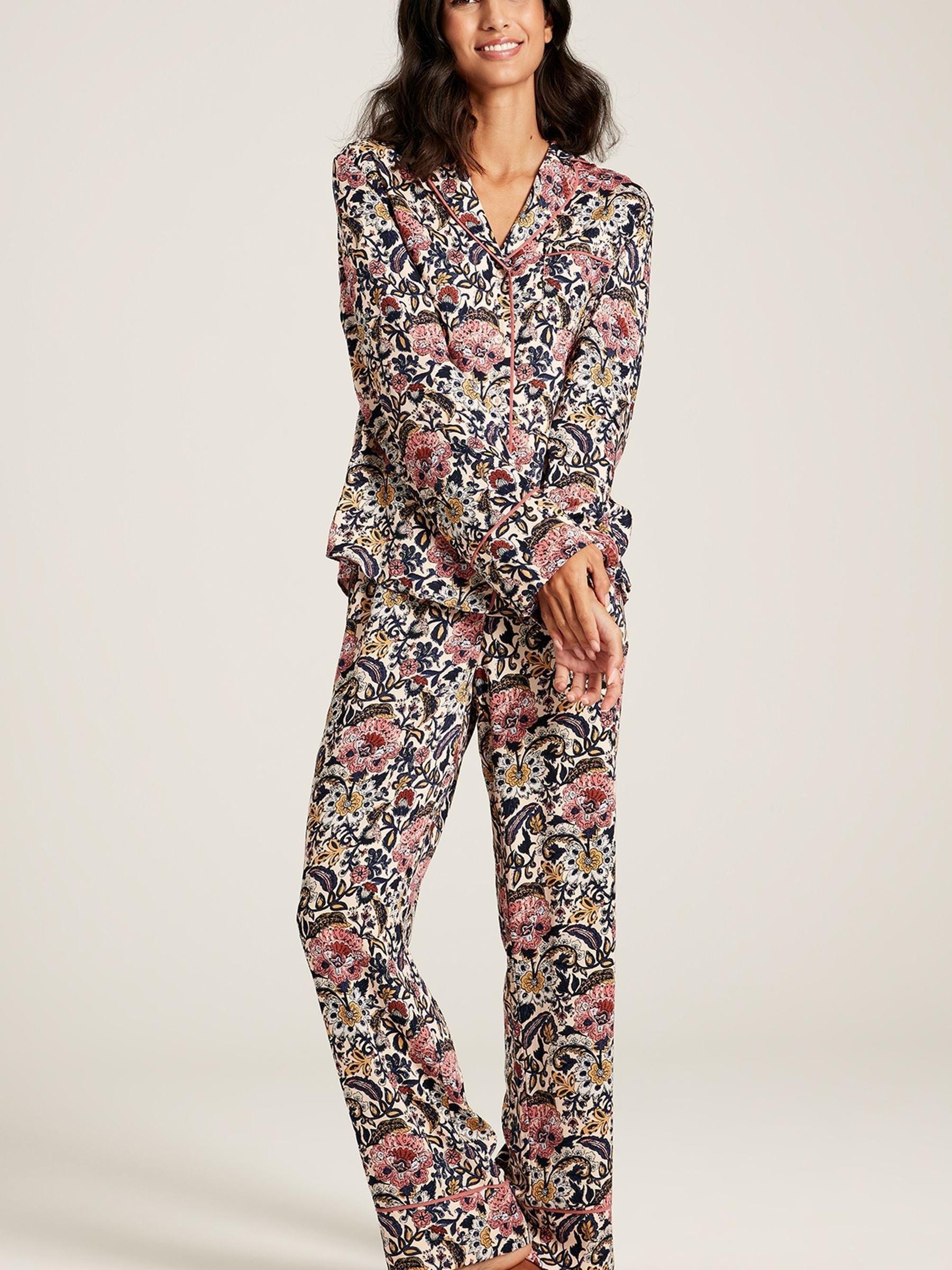 Alma Navy Floral Pyjama Set - Image 1 of 8