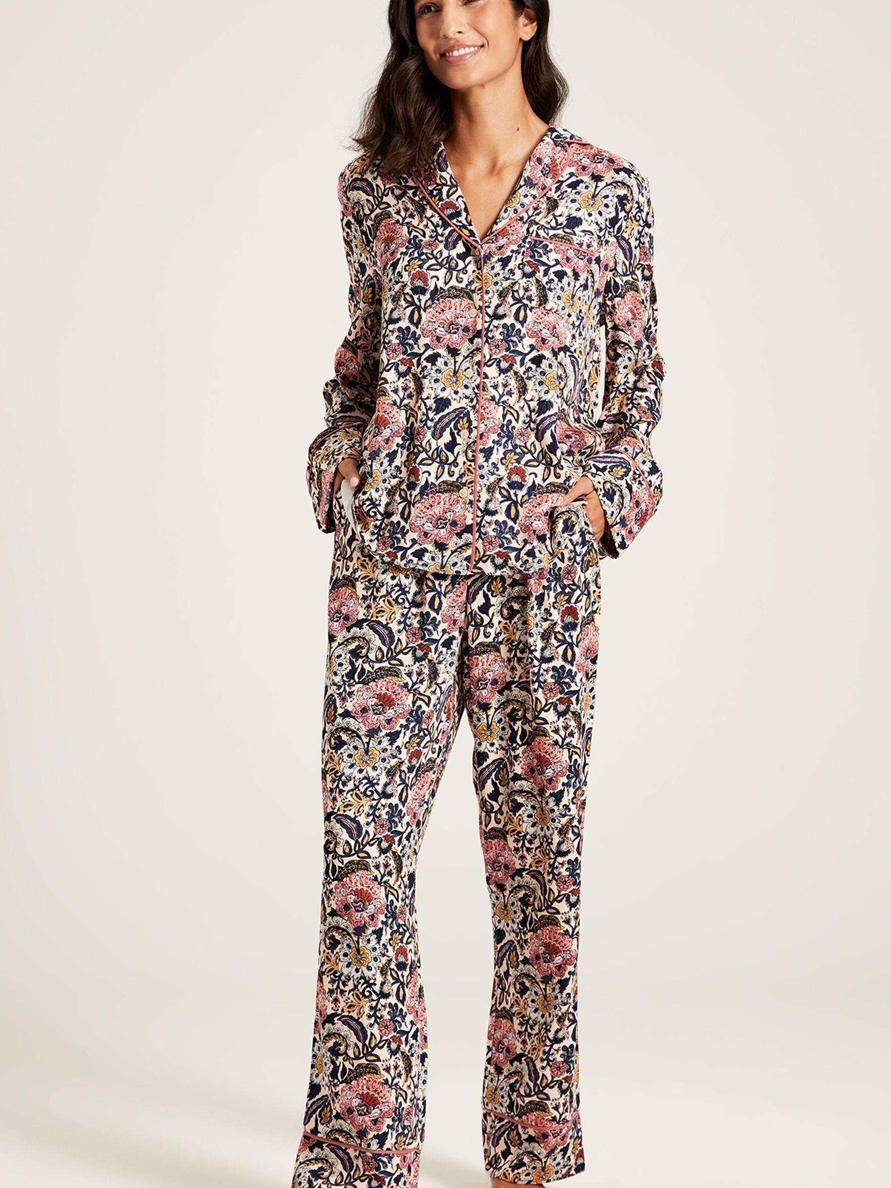 Alma Navy Floral Pyjama Set - Image 3 of 8