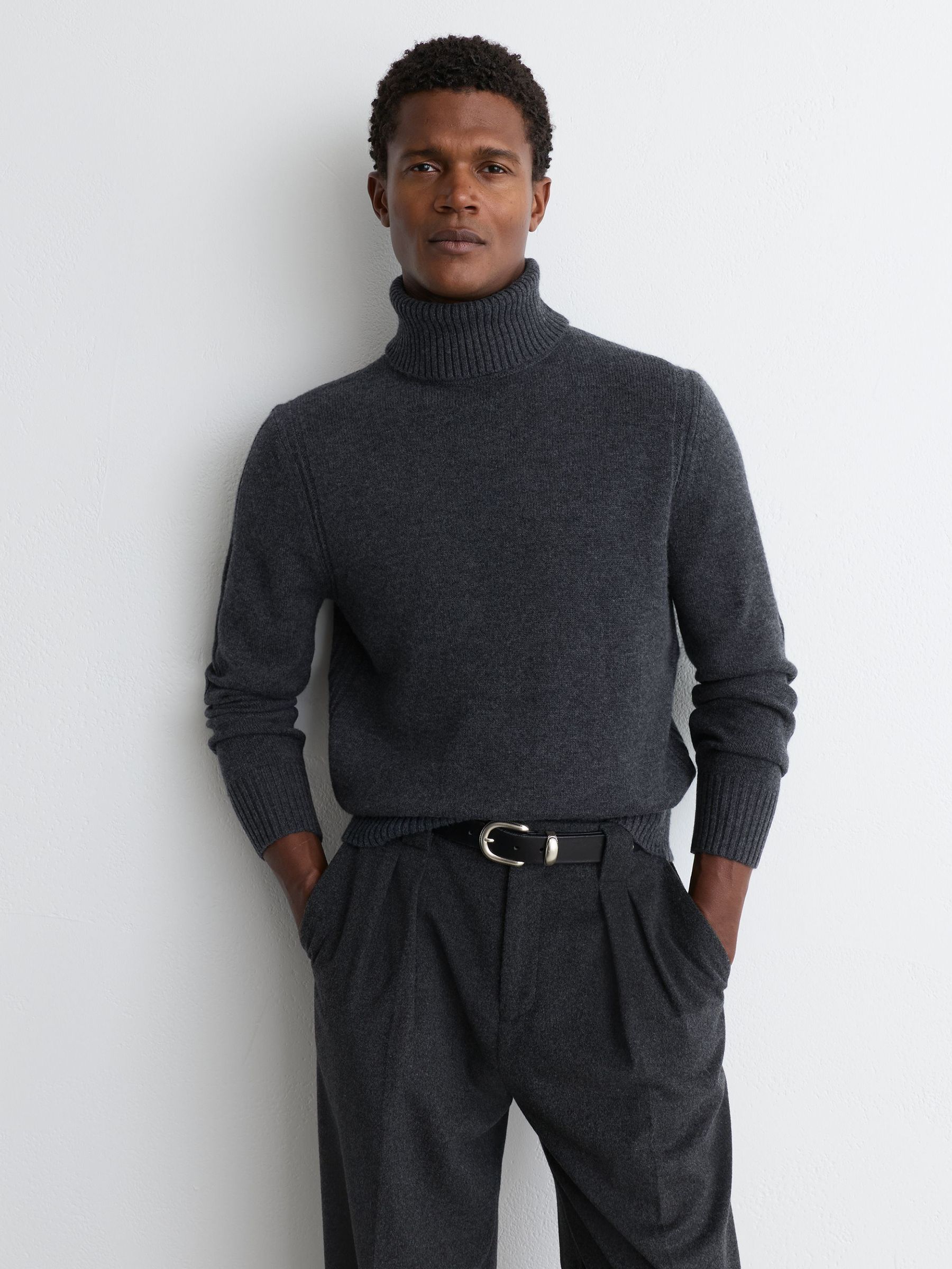 Jumper in Charcoal Grey - Image 1 of 6 Jumper in Charcoal Grey - Image 1 of 6