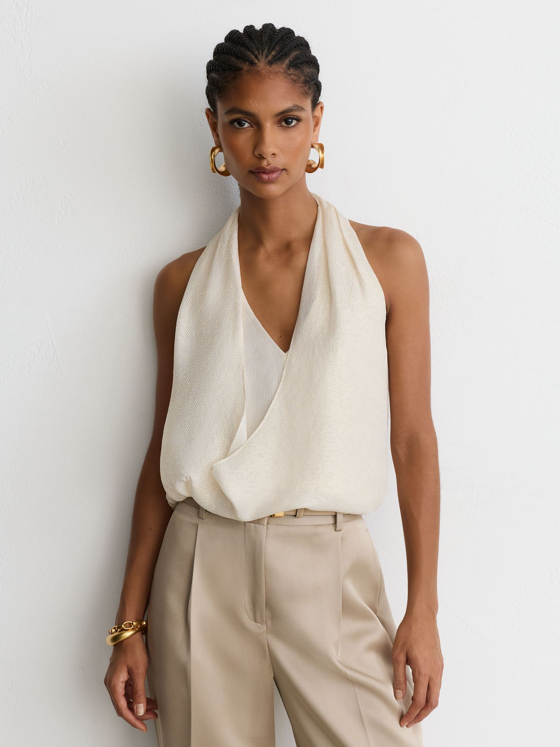 Top in Champagne Neutral - Image 3 of 7