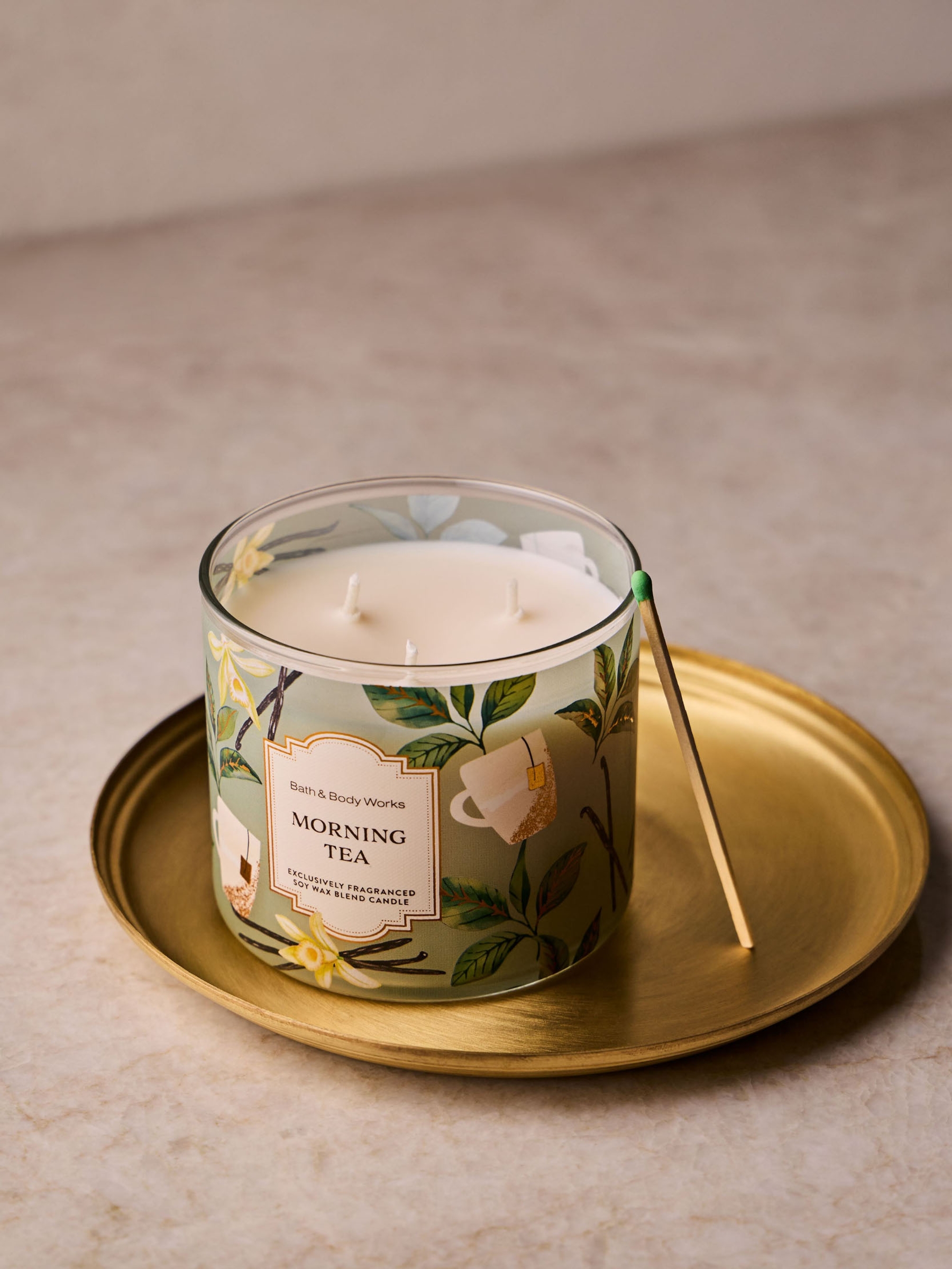 Morning Tea 3-Wick Candle 411g - Image 4 of 4