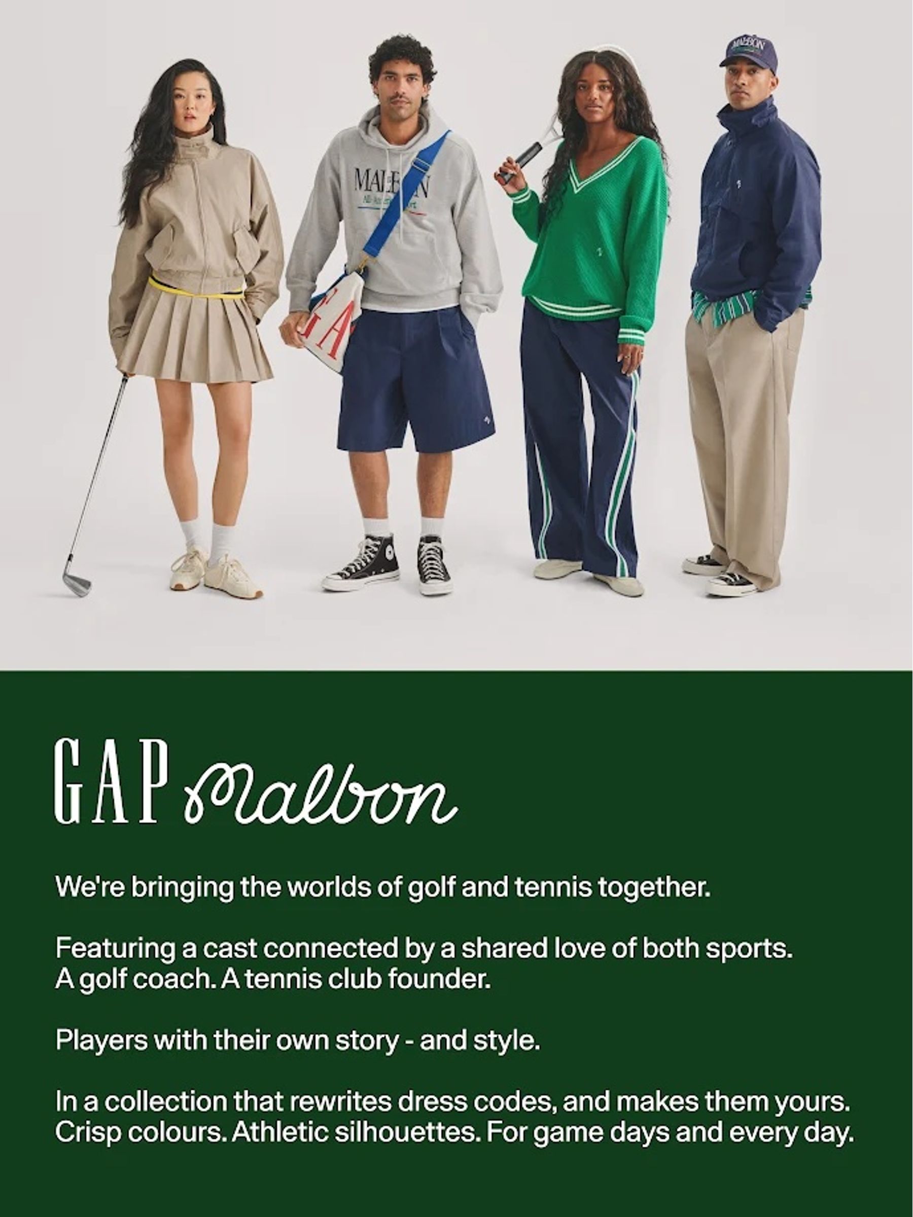 Gap x Malbon Red Pique Polo Overshirt - Image 9 of 9 Gap x Malbon Red Pique Polo Overshirt - Image 9 of 9
