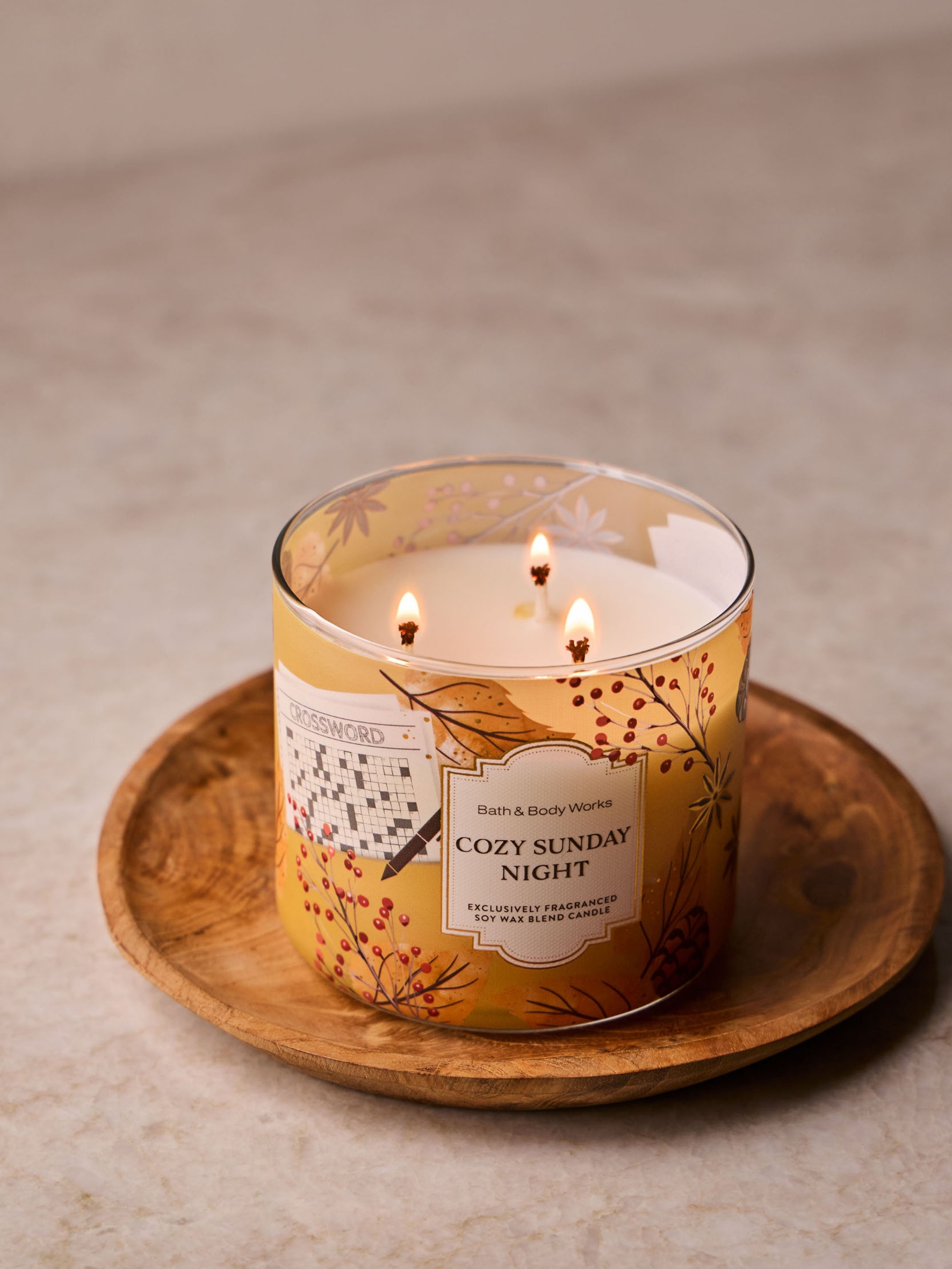 Cozy Sunday Night 3-Wick Candle 411g - Image 3 of 3