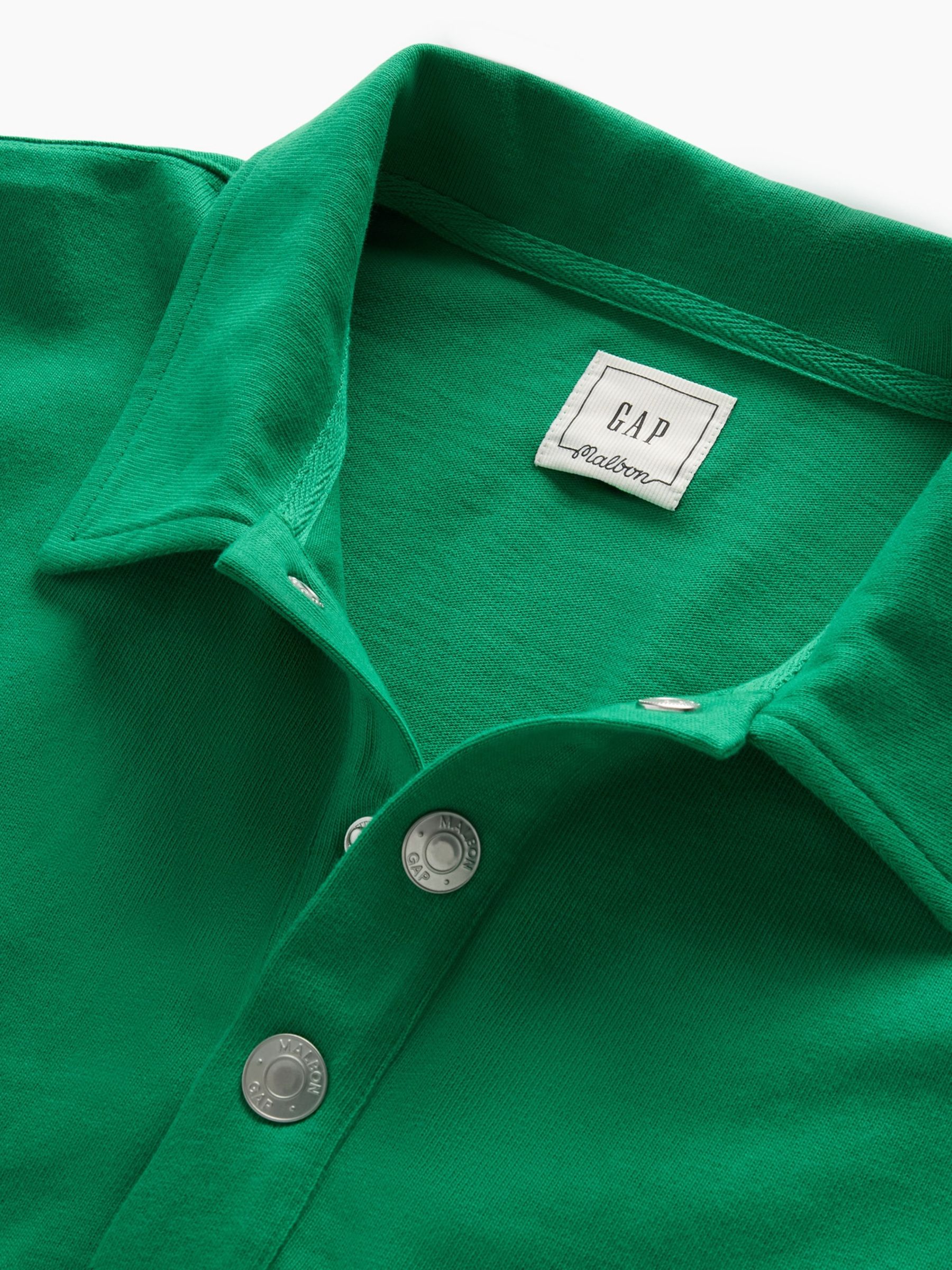 Gap x Malbon Green Oversized Polo Sweatshirt - Image 7 of 8
