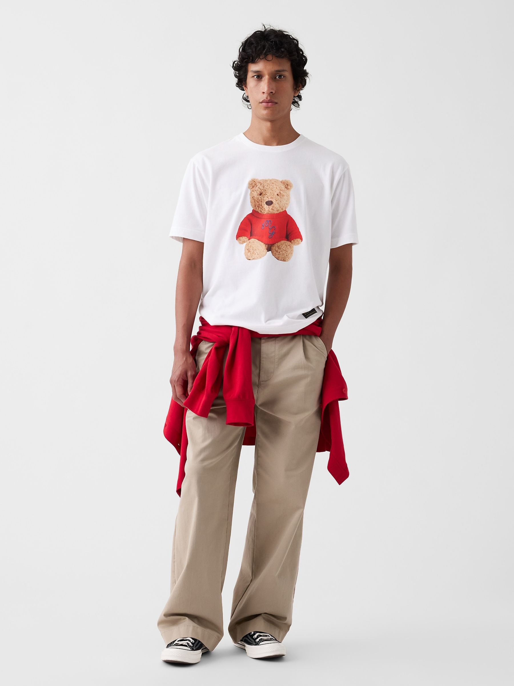 Gap x Malbon White Brannan Bear T-Shirt - Image 4 of 9
