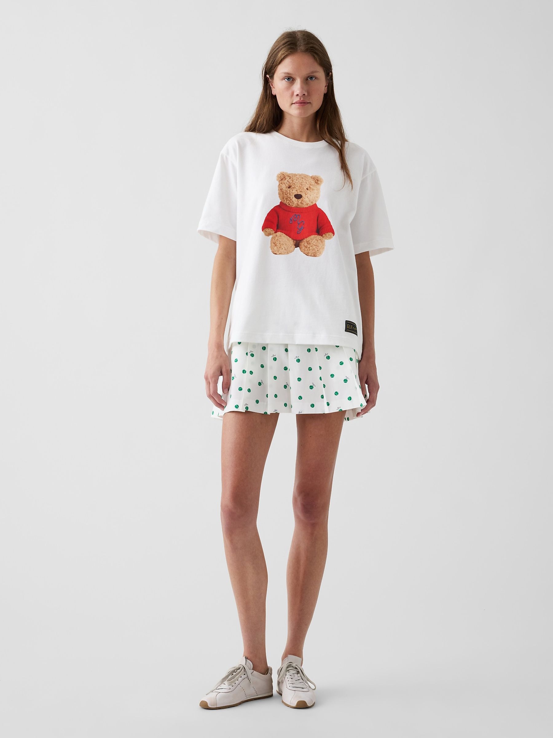 Gap x Malbon White Brannan Bear T-Shirt - Image 6 of 9