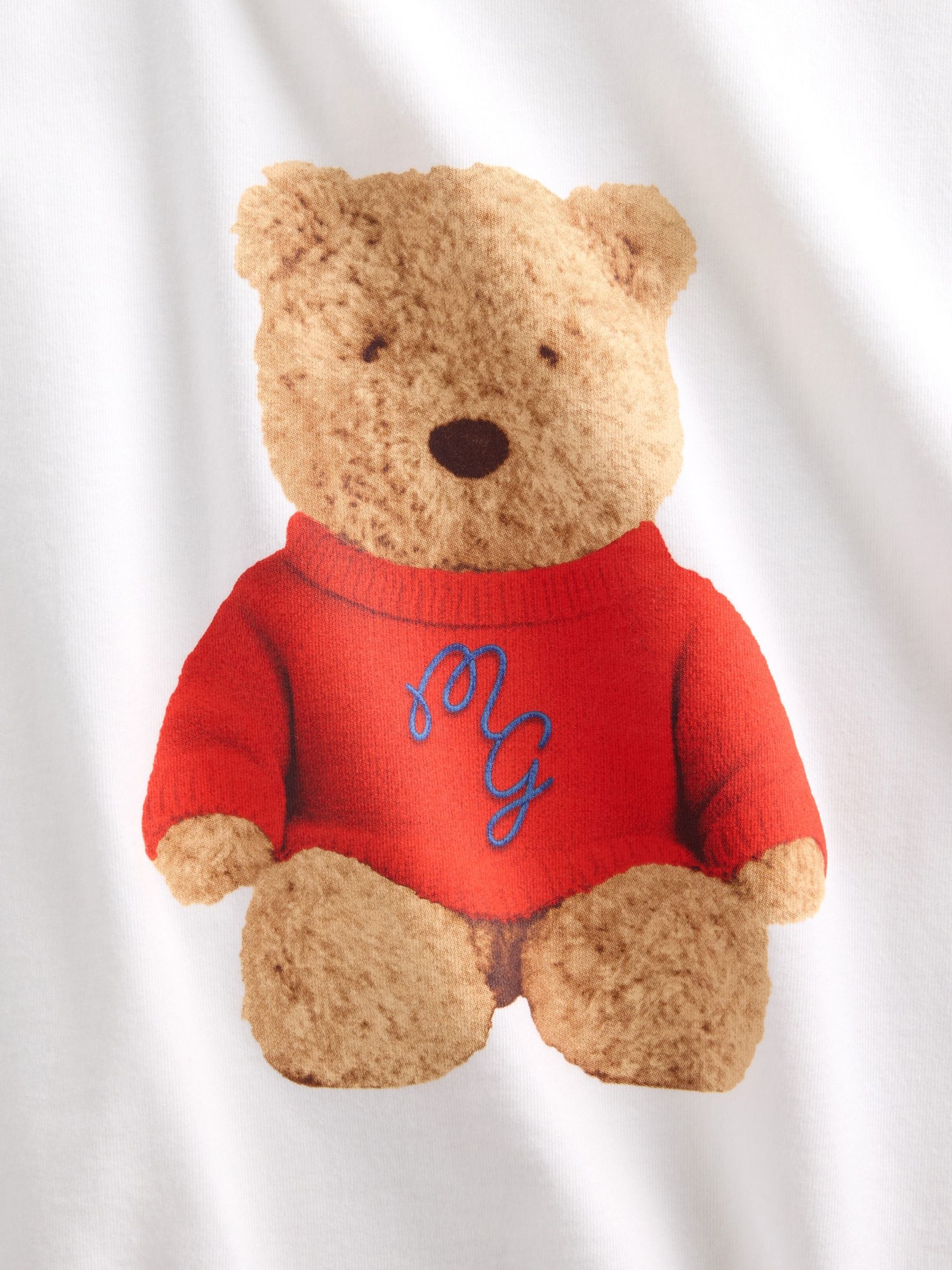 Gap x Malbon White Brannan Bear T-Shirt - Image 7 of 9