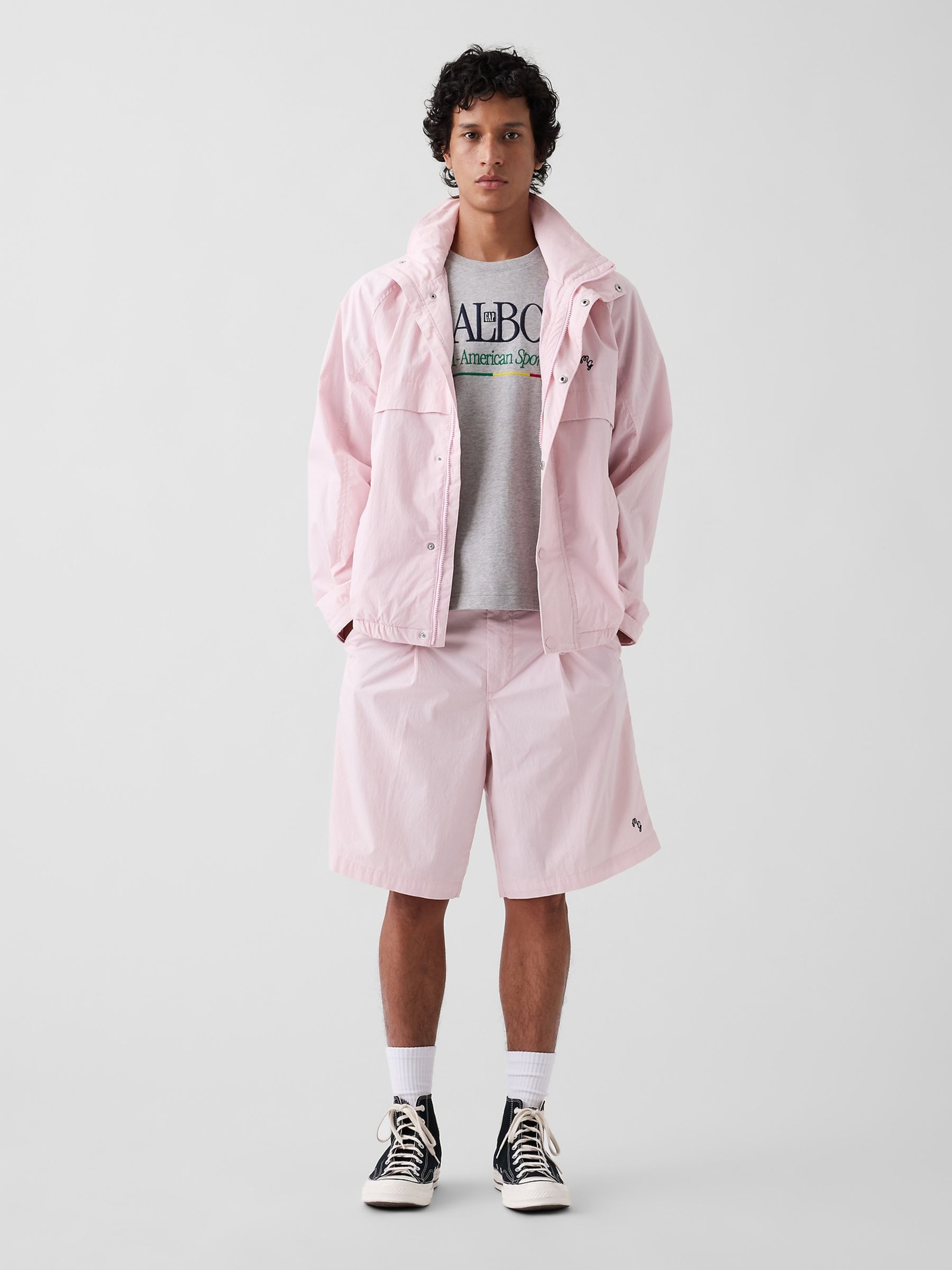 Gap x Malbon Grey Logo T-Shirt - Image 4 of 7
